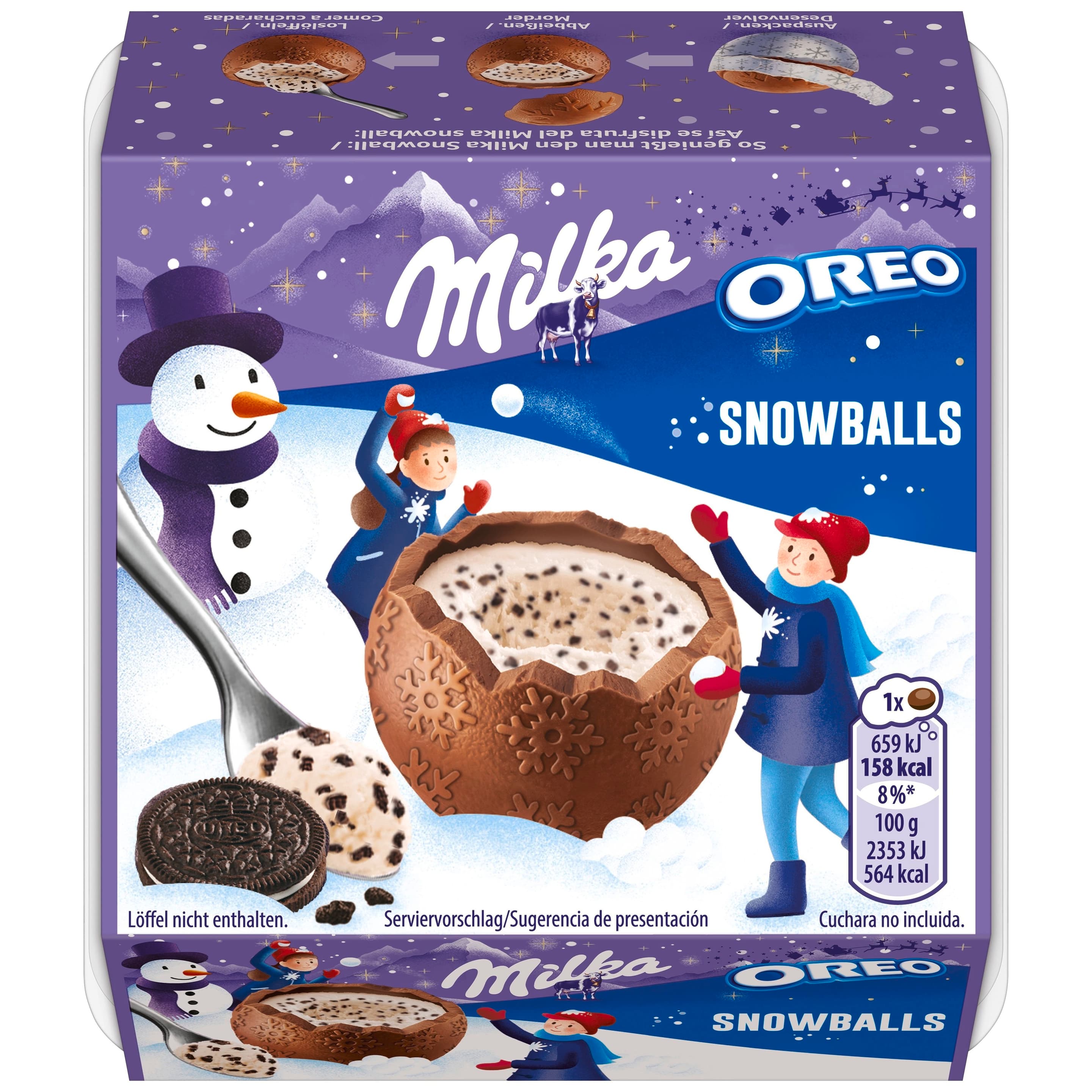 Milka Snowballs Oreo