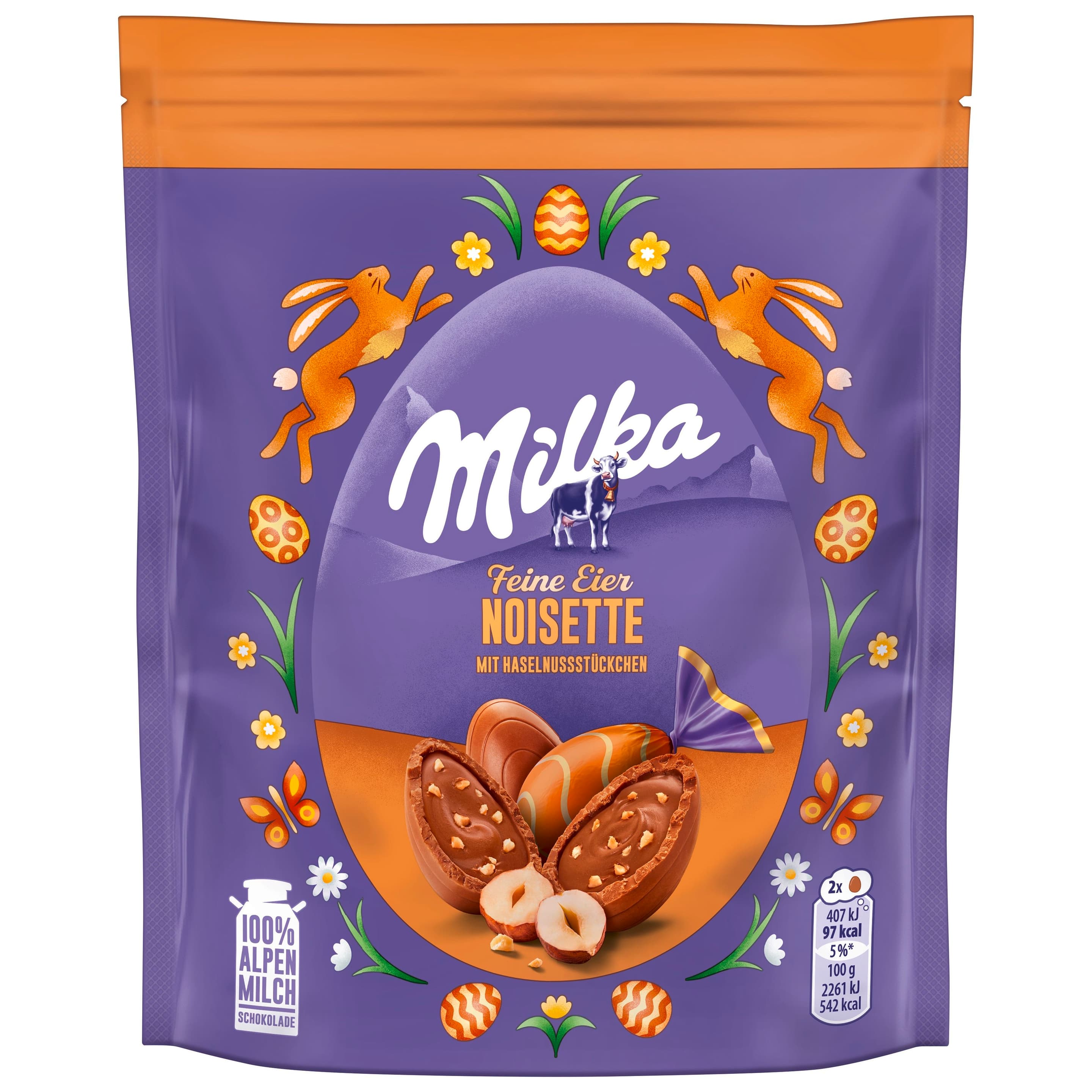 Milka Schokoladeneier Noisette