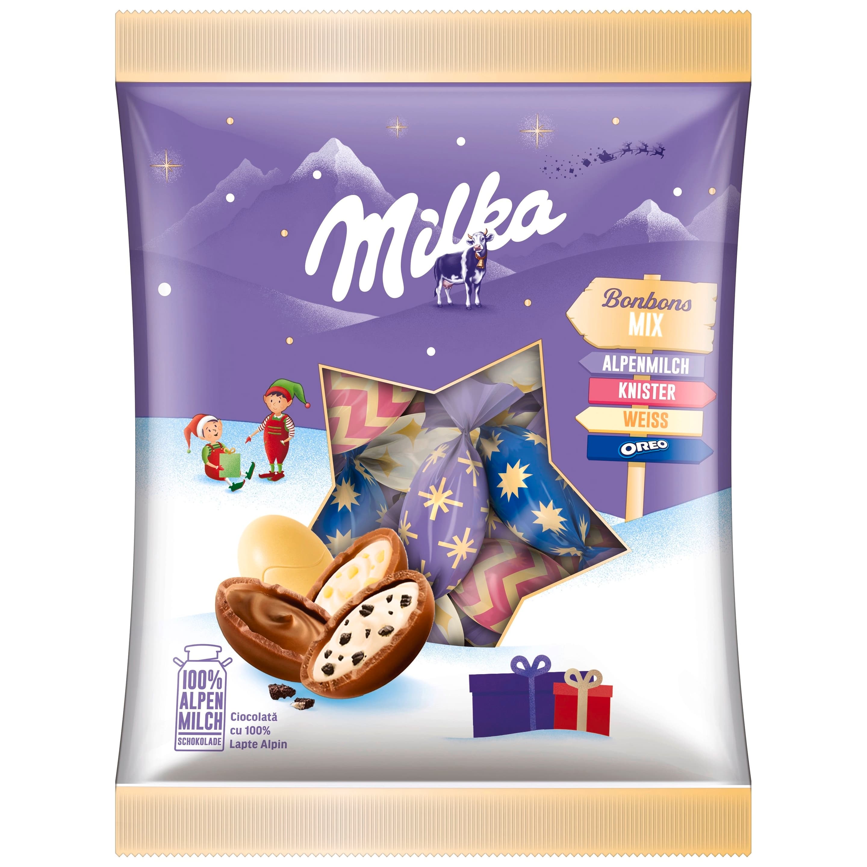 Milka Mix Aplenmilch Knister Daim Oreo