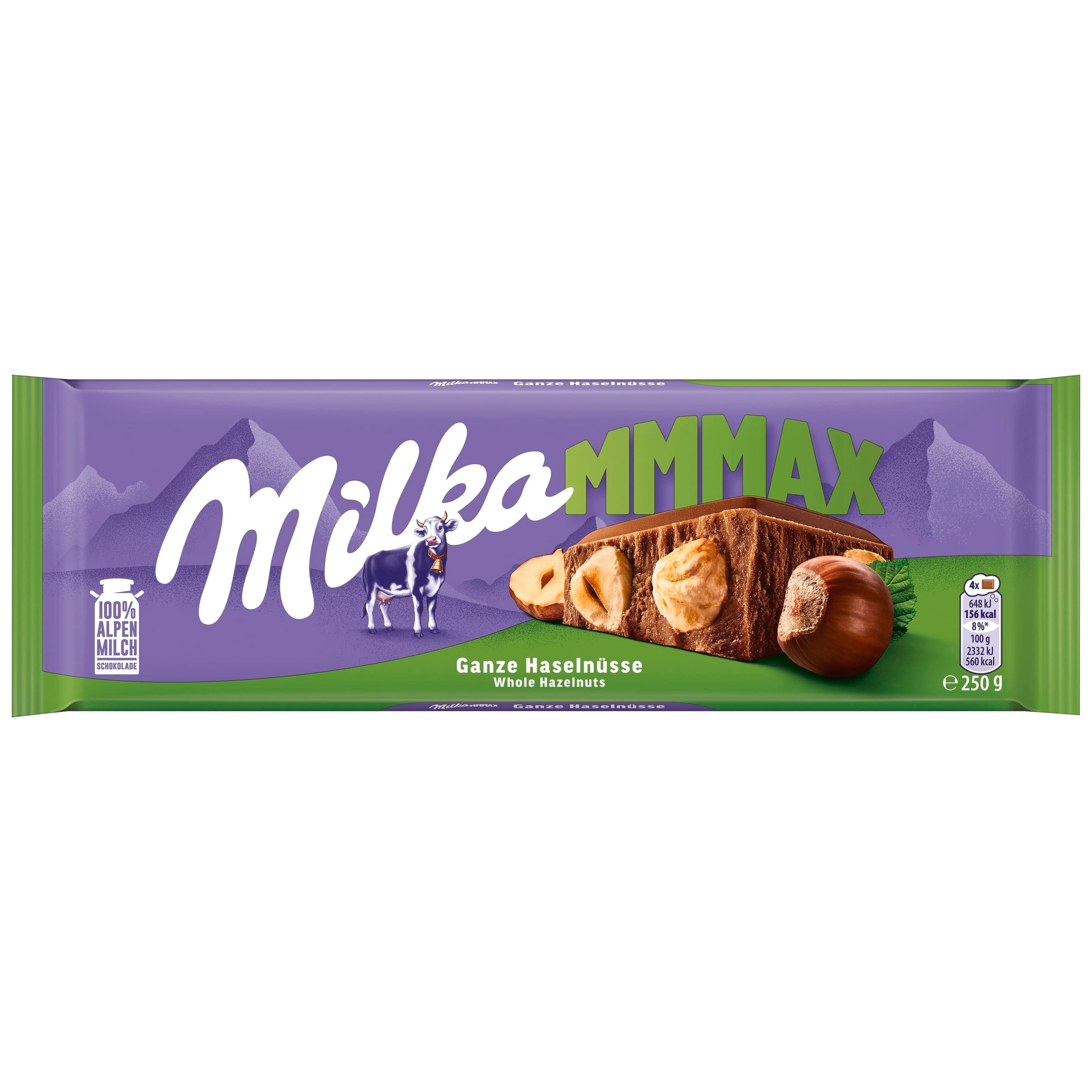 Milka Schokoladentafel Ganze Haselnüsse MMMAX