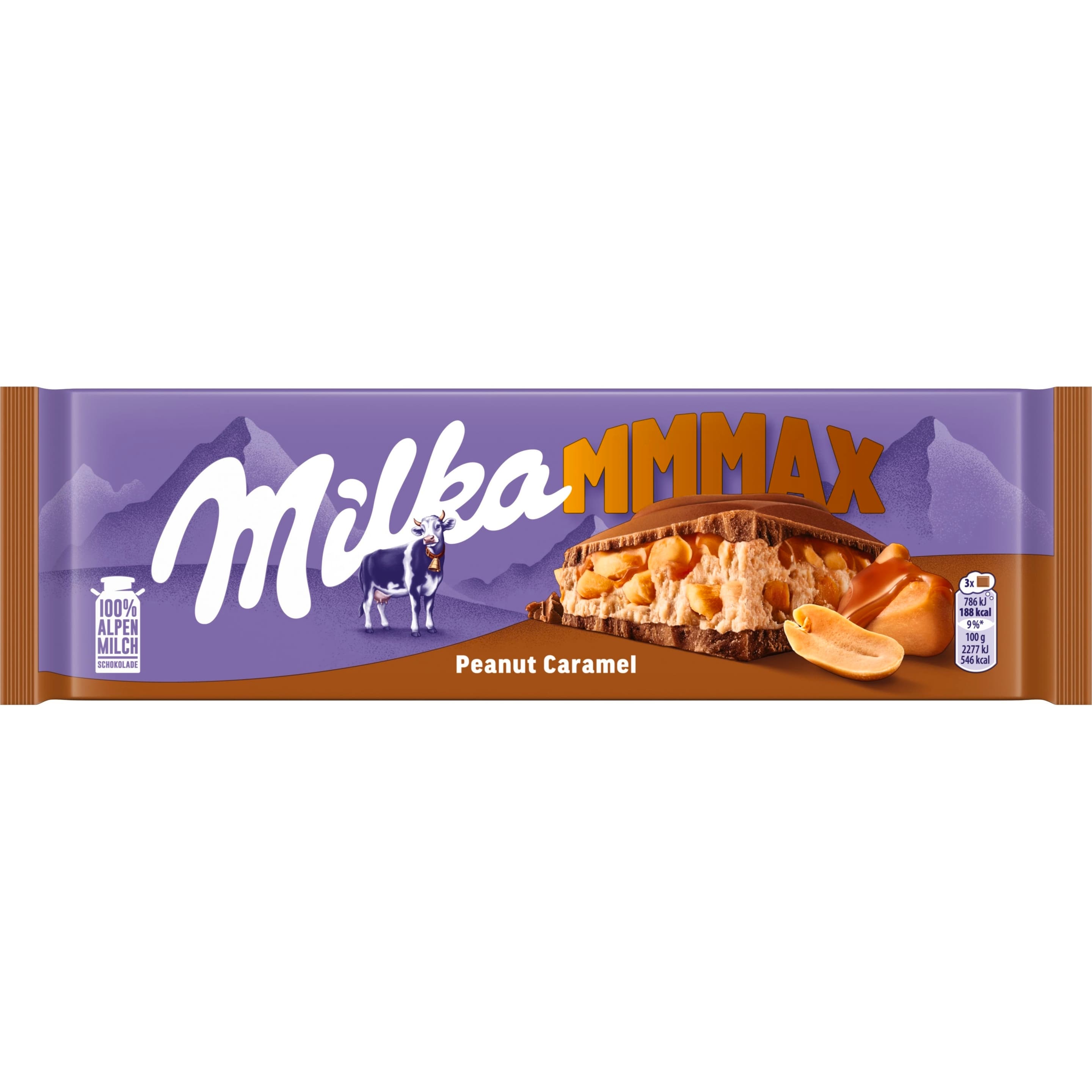 Milka Schokoladentafel Peanut Caramel MMMAX