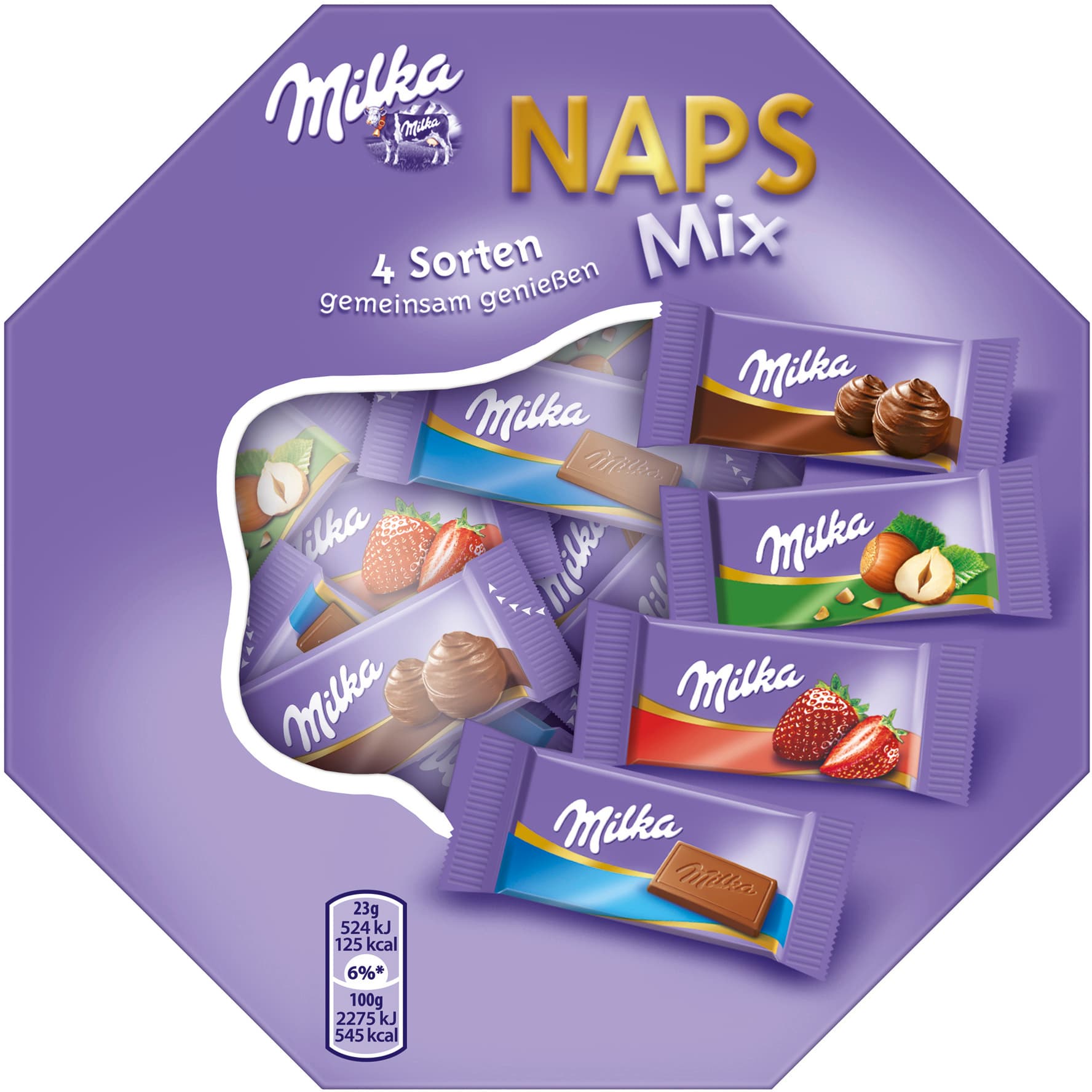 Milka Naps Schoko Stücke Mix