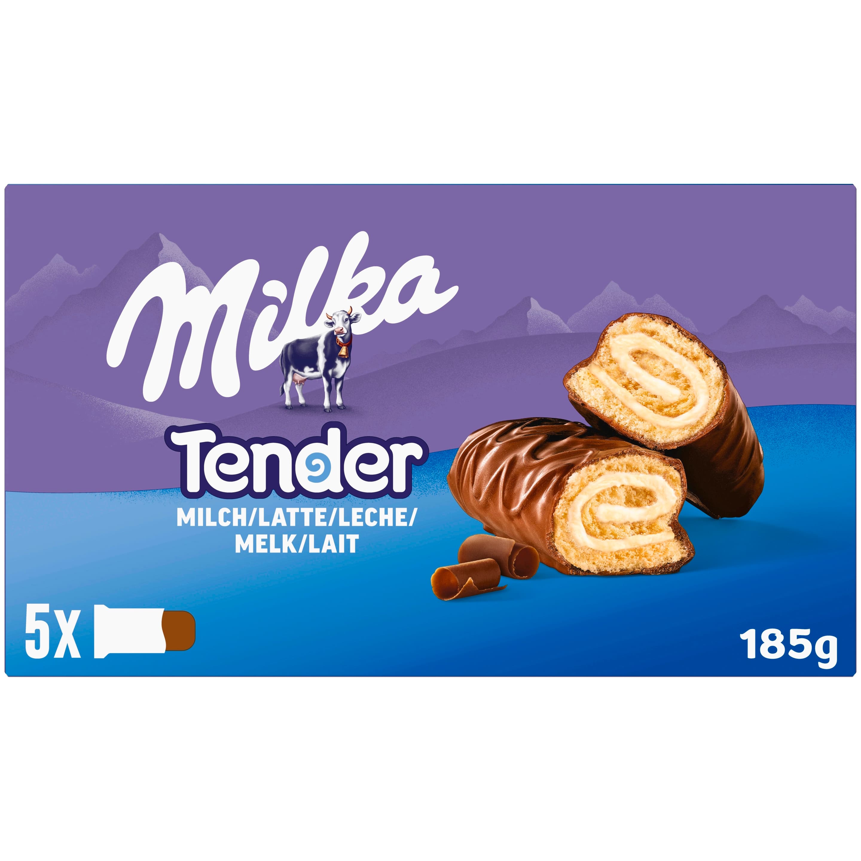 Milka Tender Keksrolle Milch