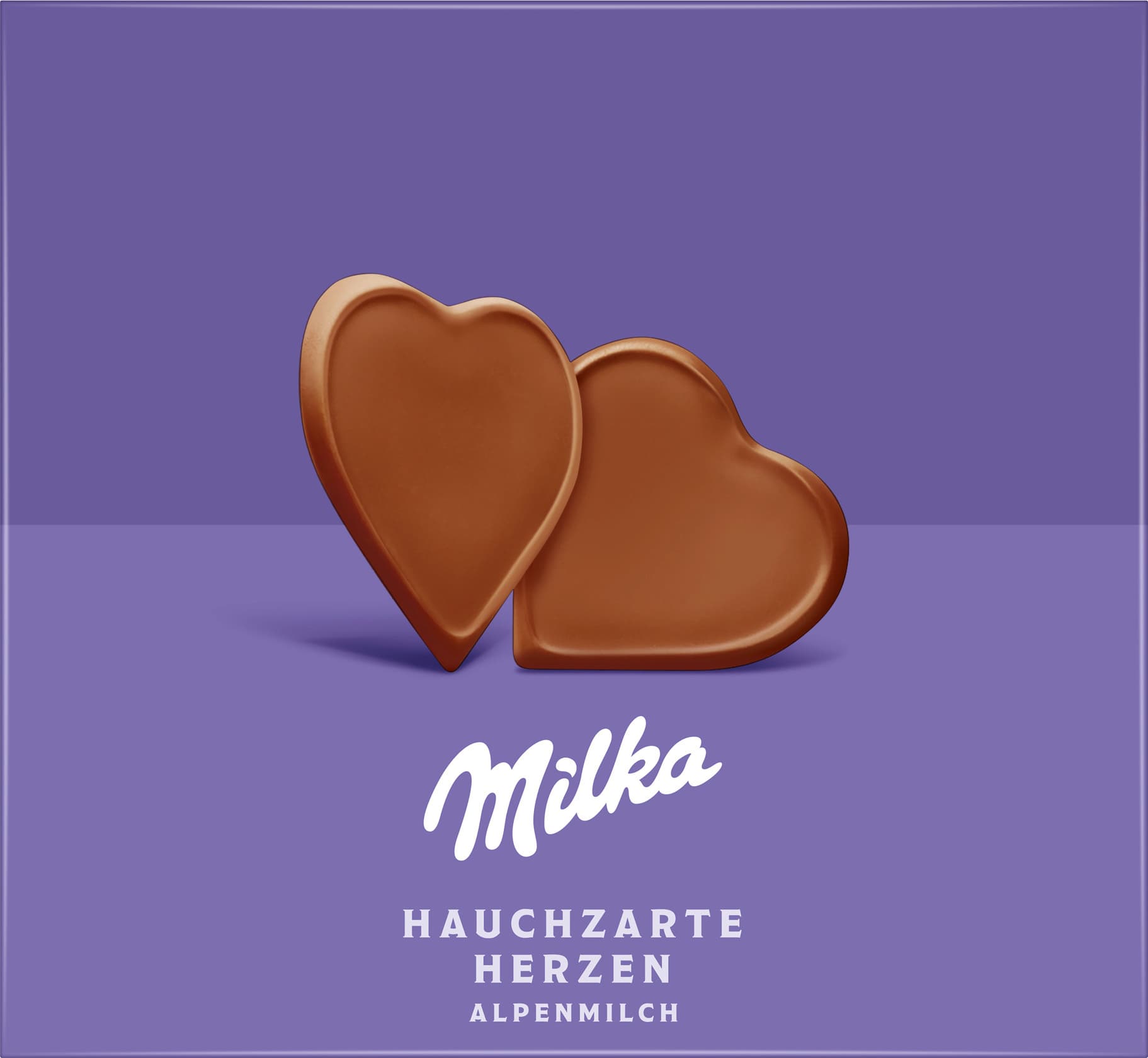 Milka Hauchzarte Herzen Alpenmilch