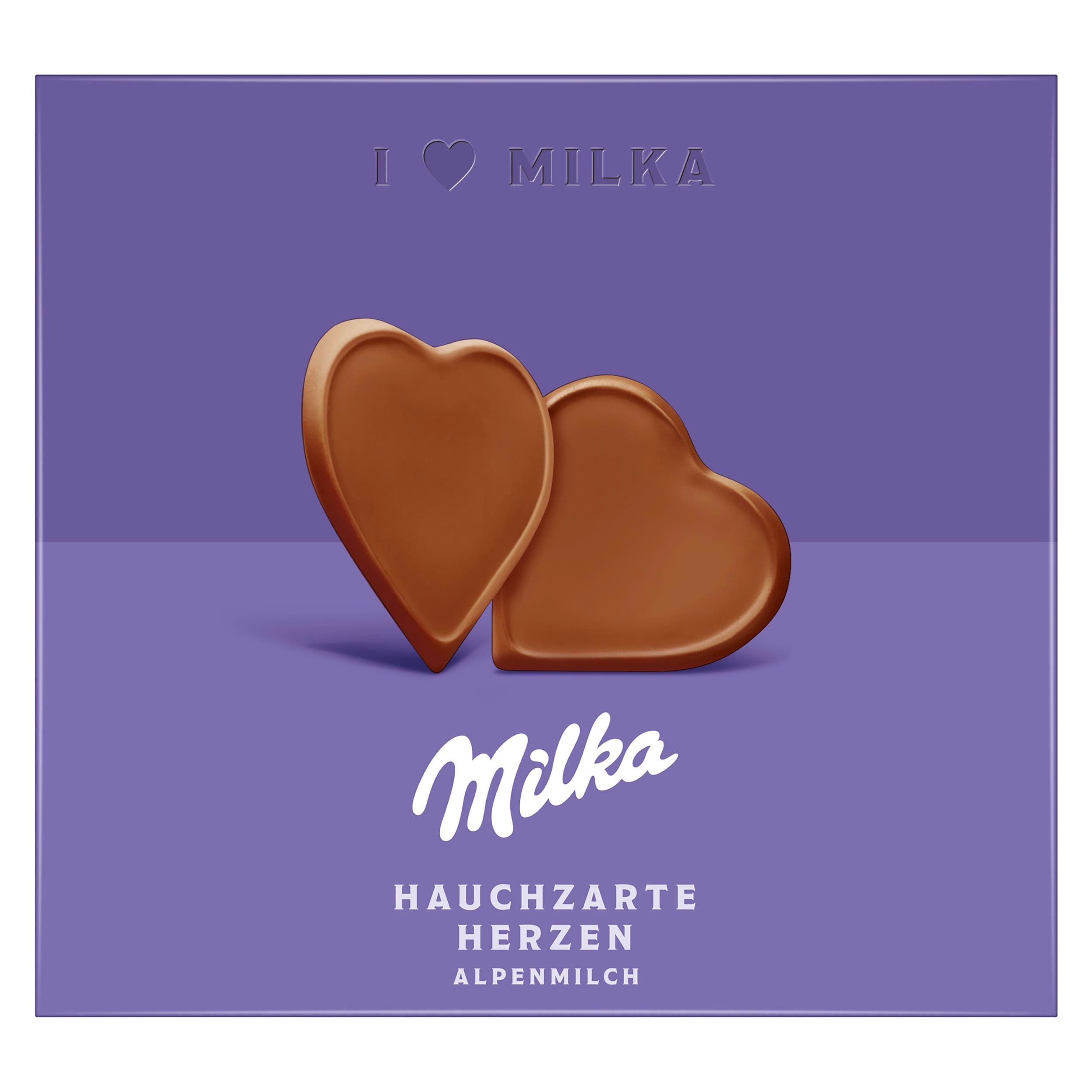 Milka Hauchzarte Herzen Alpenmilch