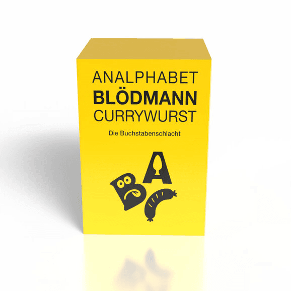 Kampfhummel Spiele - ANALPHABET BLÖDMANN CURRYWURST