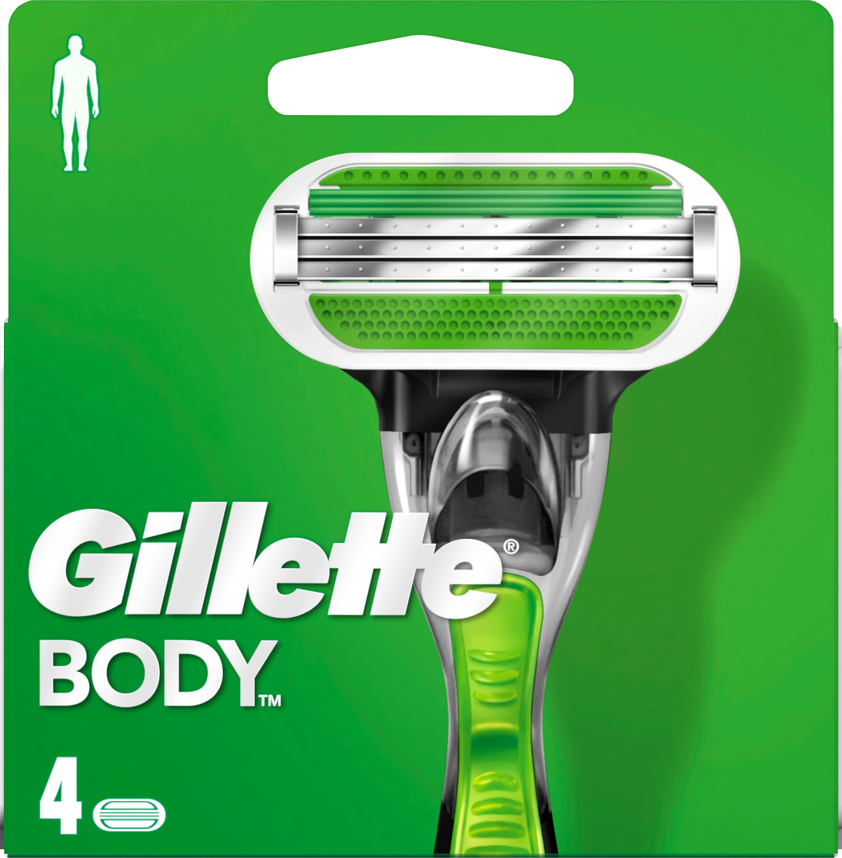 Gillette Rasierklingen Body 4er