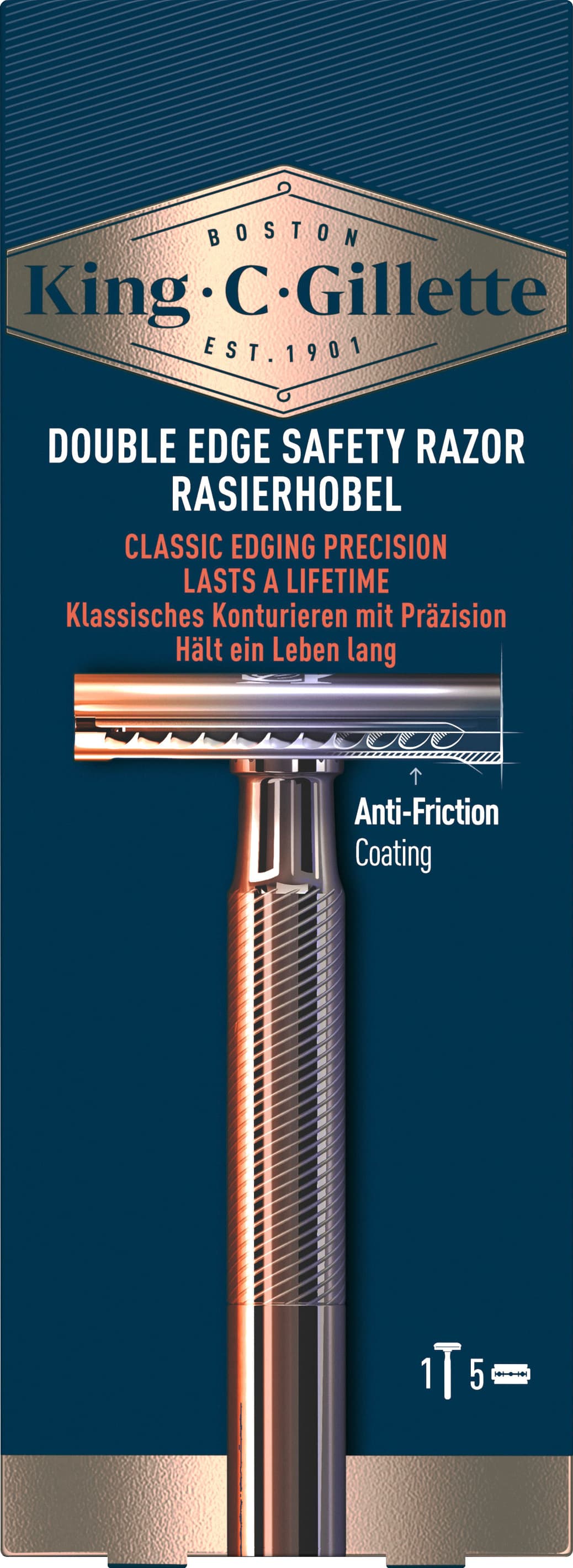 King C. Gillette Rasierer Rasierhobel