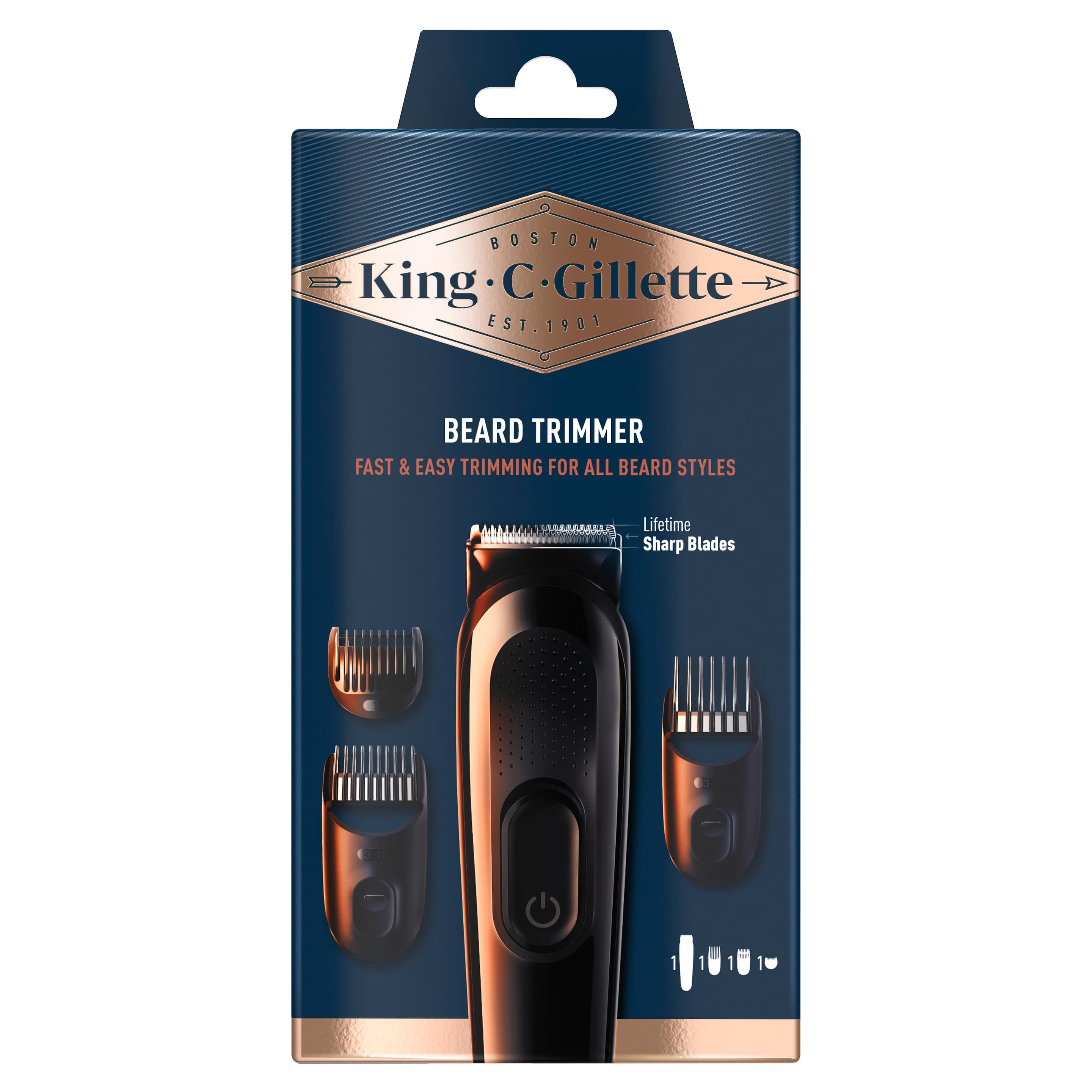 Gillette King C borotva, elektromos szakállvágó