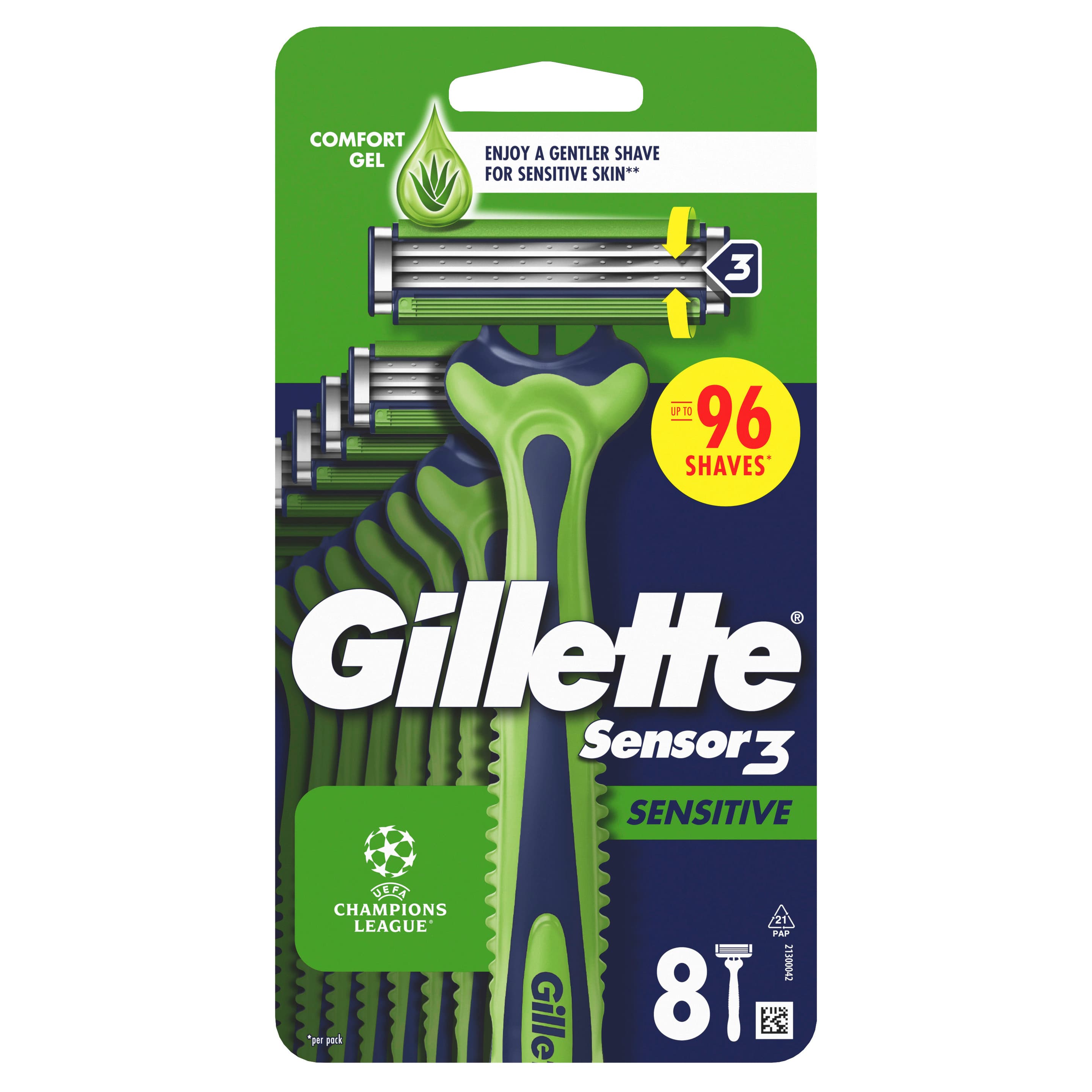 Gillette Einwegrasierer Sensor3 Sensitive