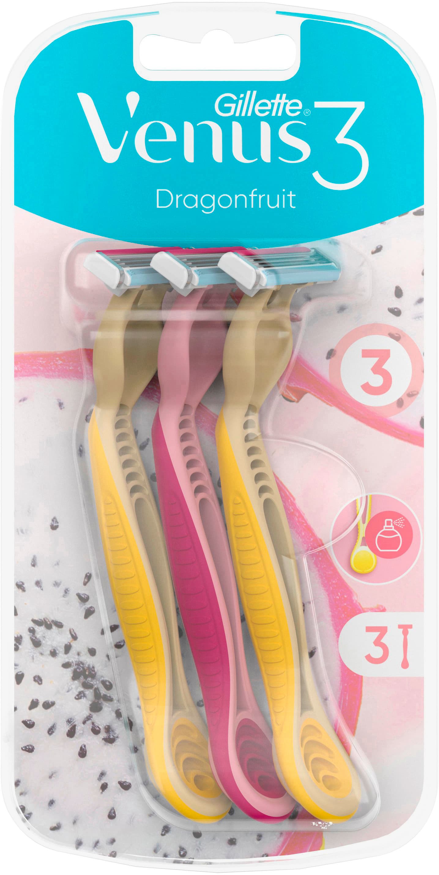Gillette Venus Rasierer 3 Dragonfruit