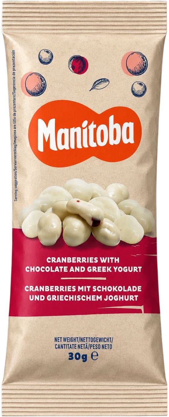 Manitoba Cranberrys mit griechischem Joghurt