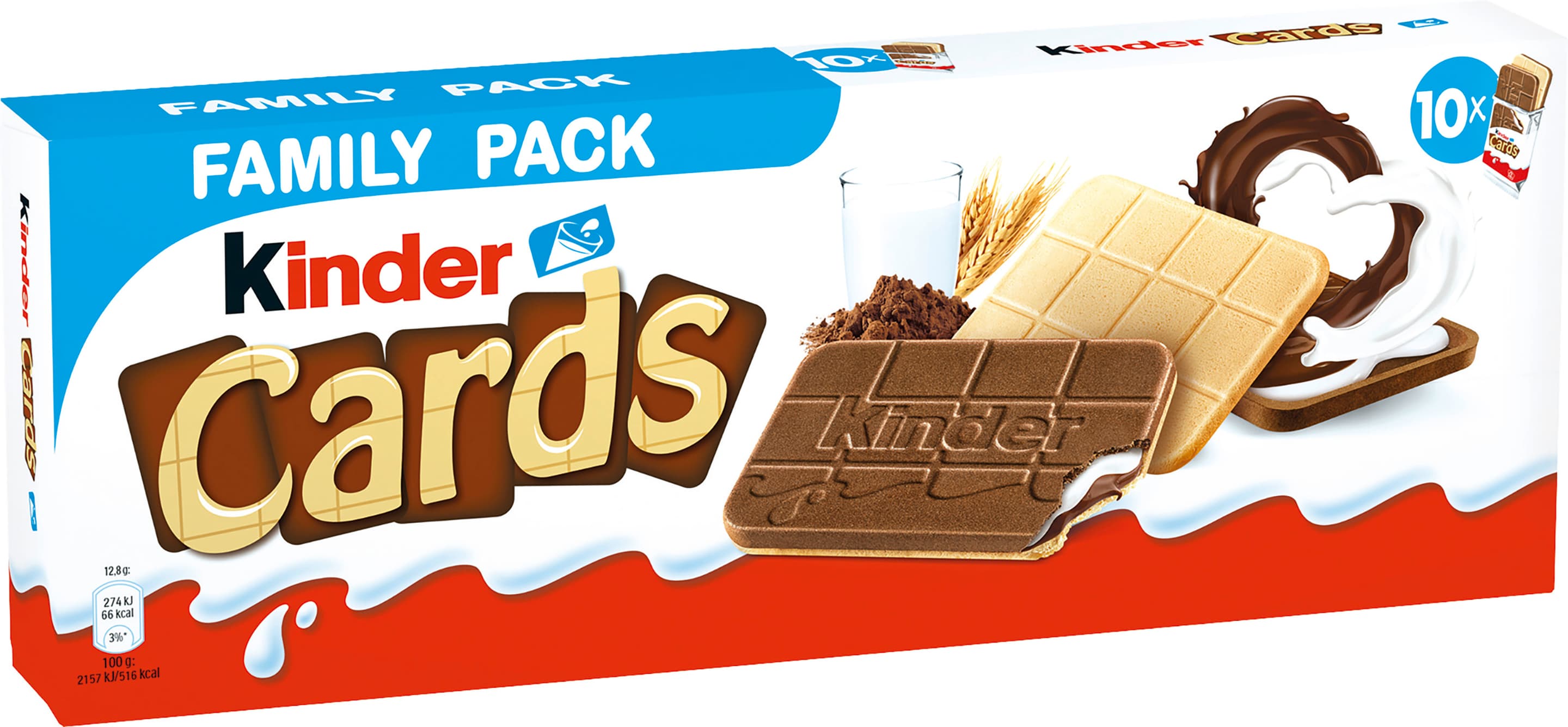 KINDER CARDS 256g