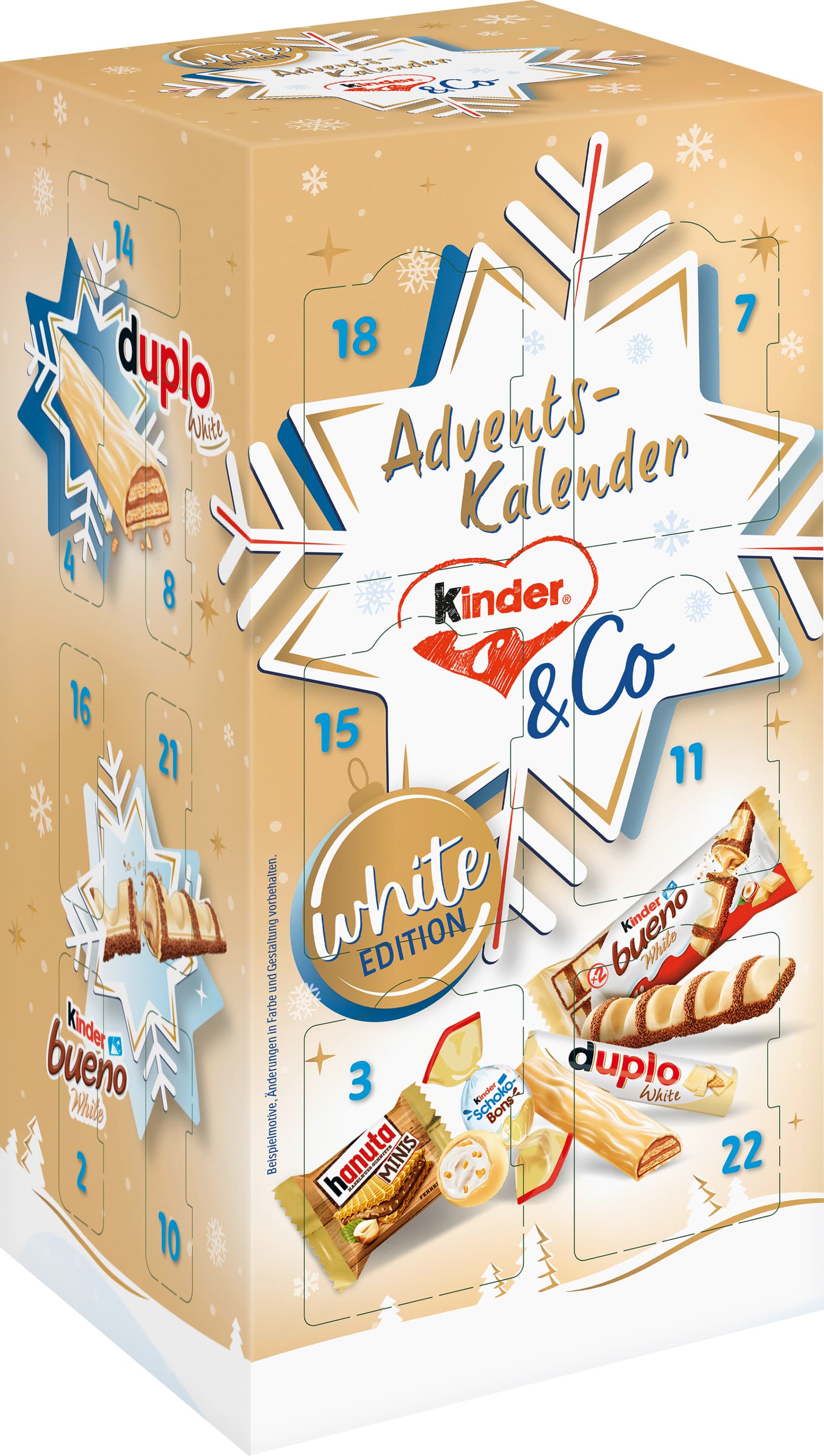 kinder & Co. Adventskalender white Edition