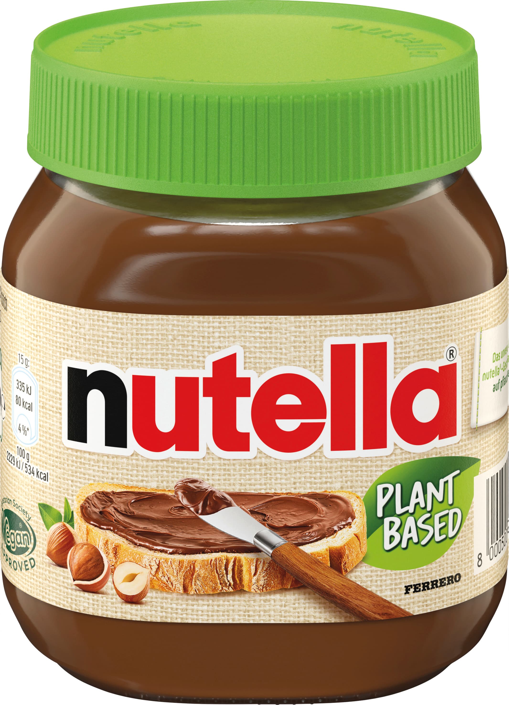 nutella plant-based vegan
