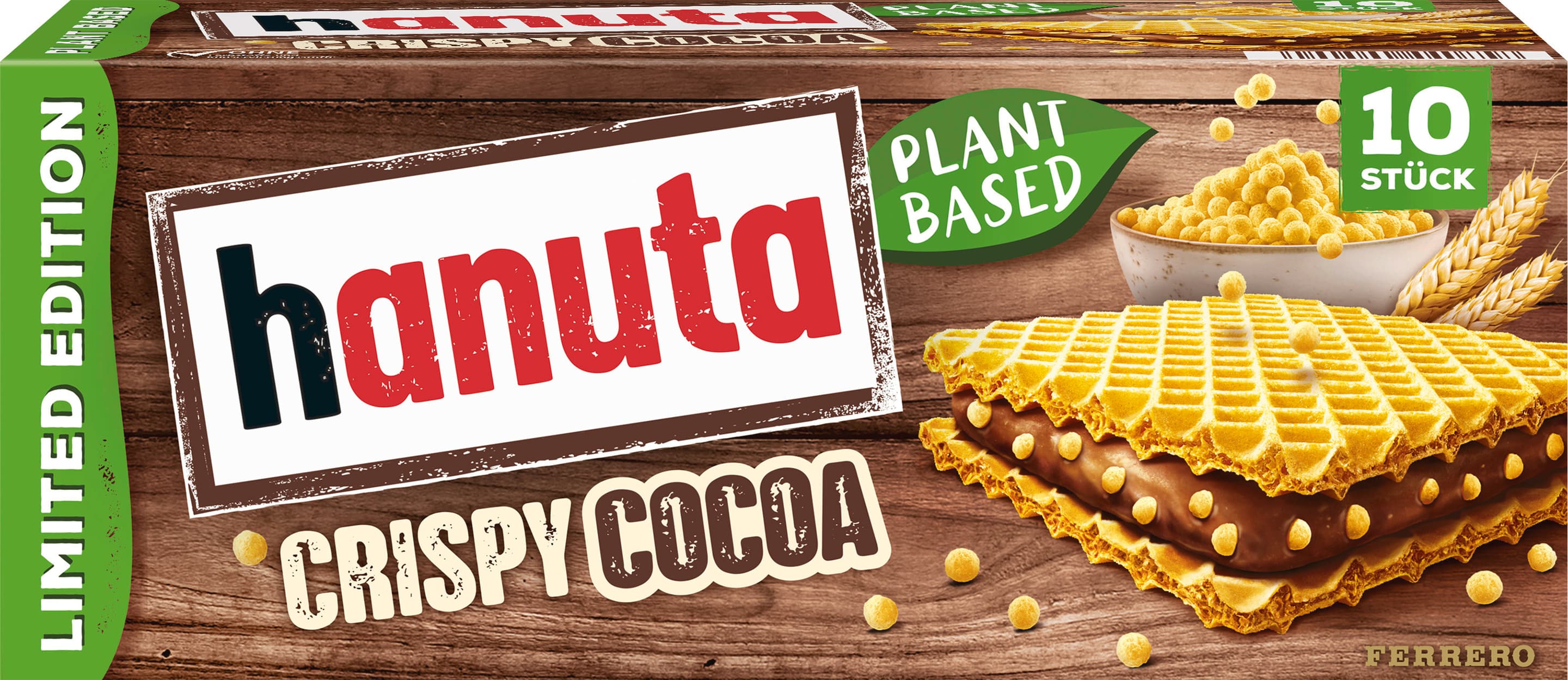 hanuta Crispy Cocoa plant-based vegan