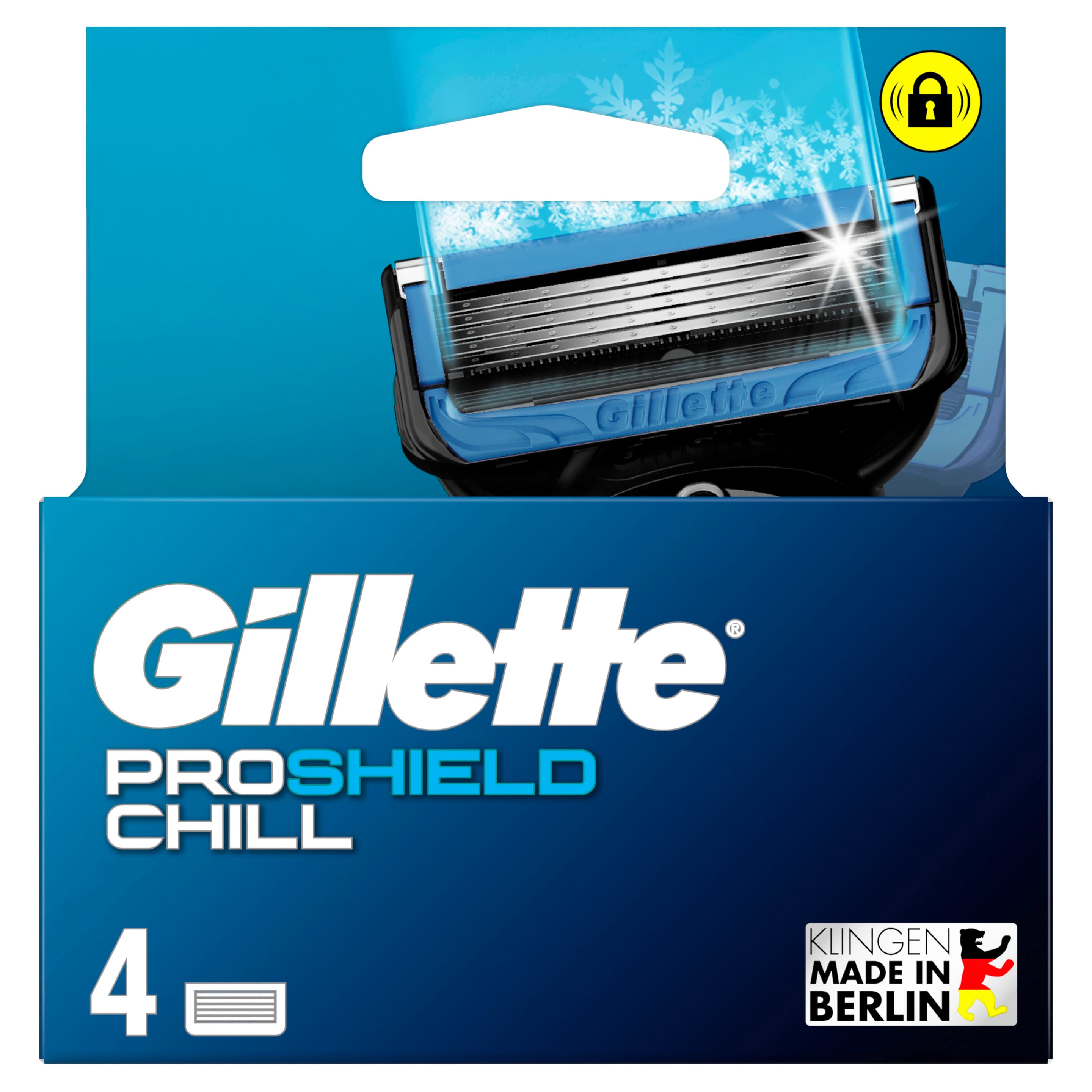 Gillette PROSHIELD Klingen Chill 4er