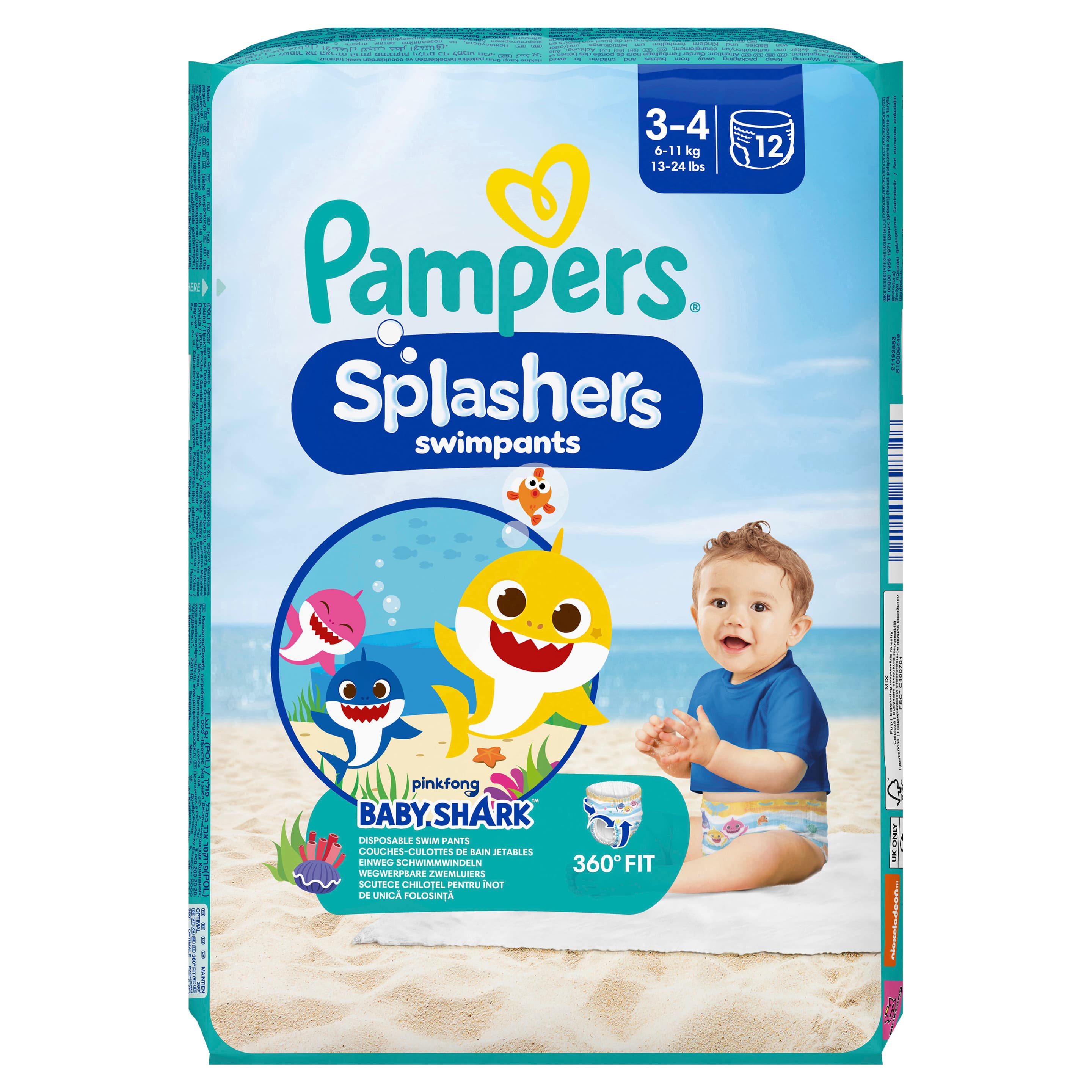 Pampers Splashers Schwimmwindeln Gr. 3 6-11kg