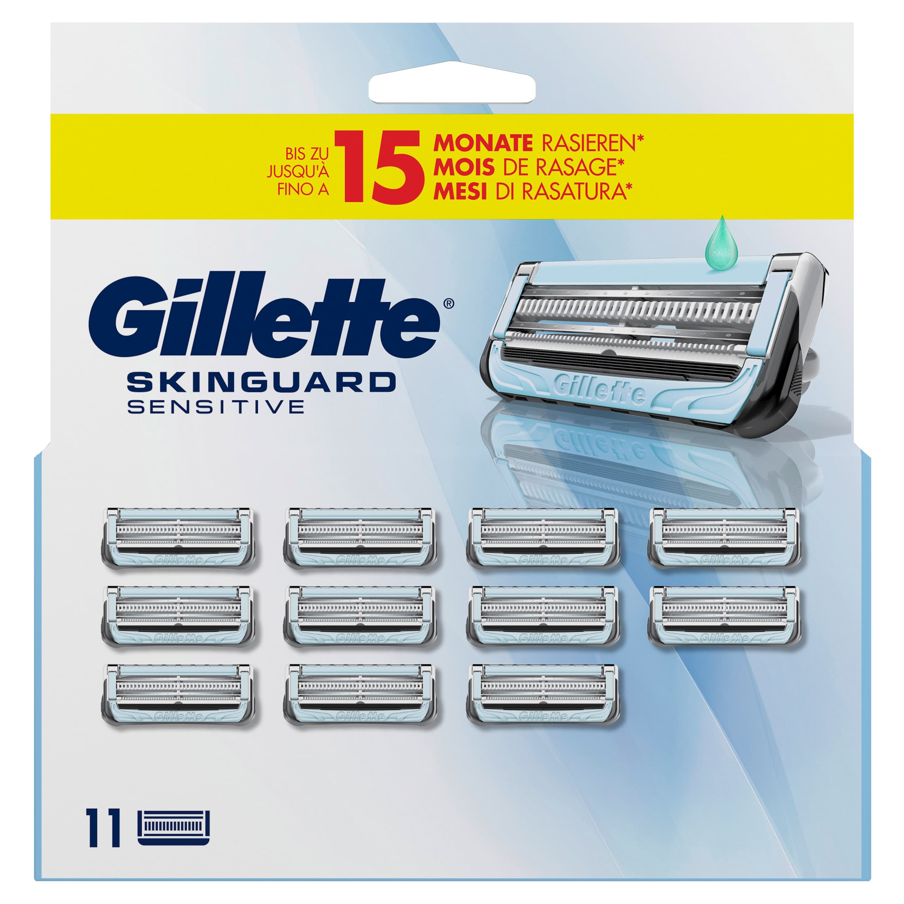 Gillette SKINGUARD Klingen Sensitive 11 Stück