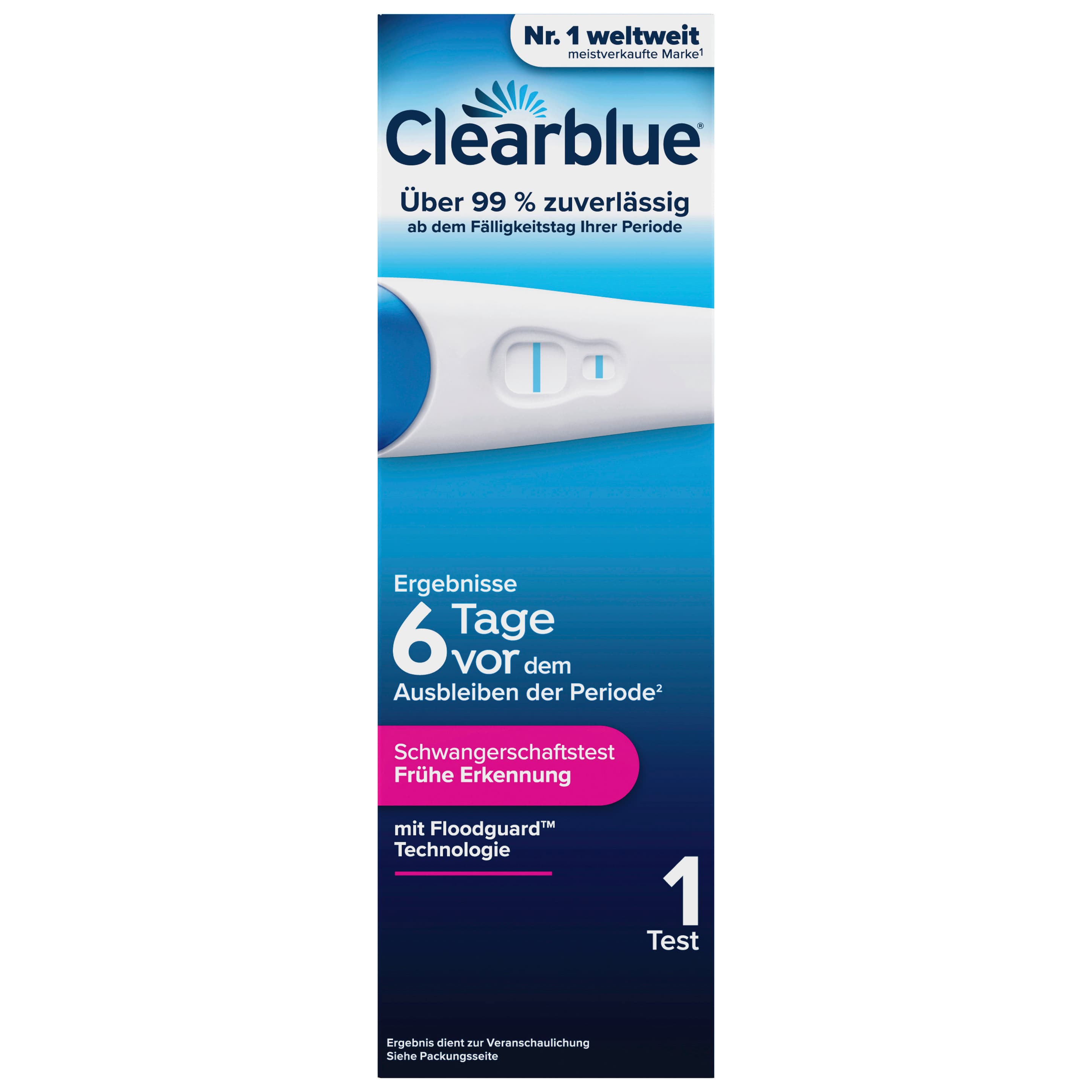 Clearblue Schwangerschaftstest Ultra Frühtest – 1er