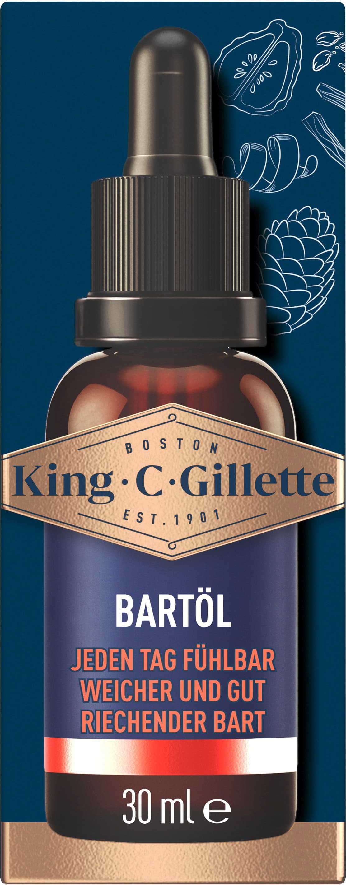 Gillette Bartpflege King C. Bartöl