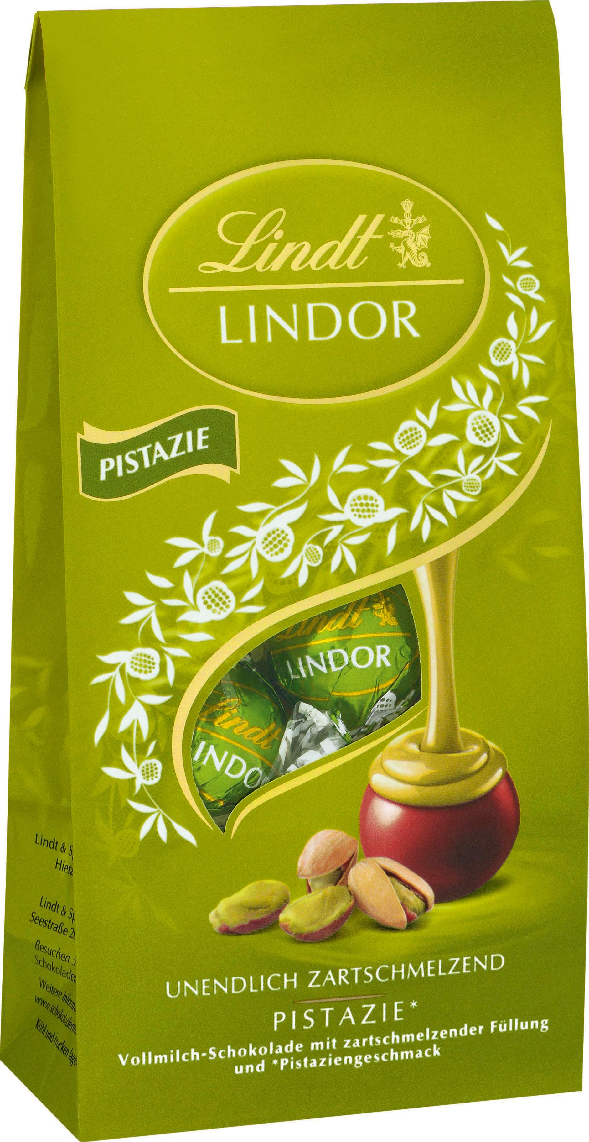 Lindt Lindor Beutel Pistazie