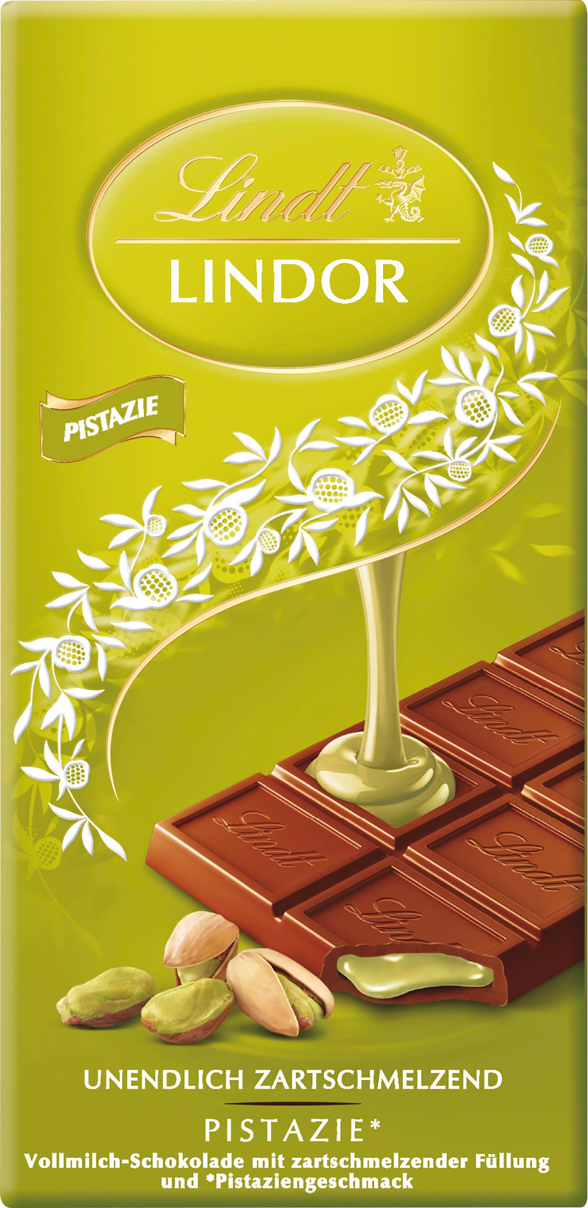 Lindt Lindor Schokoladentafel Pistazie