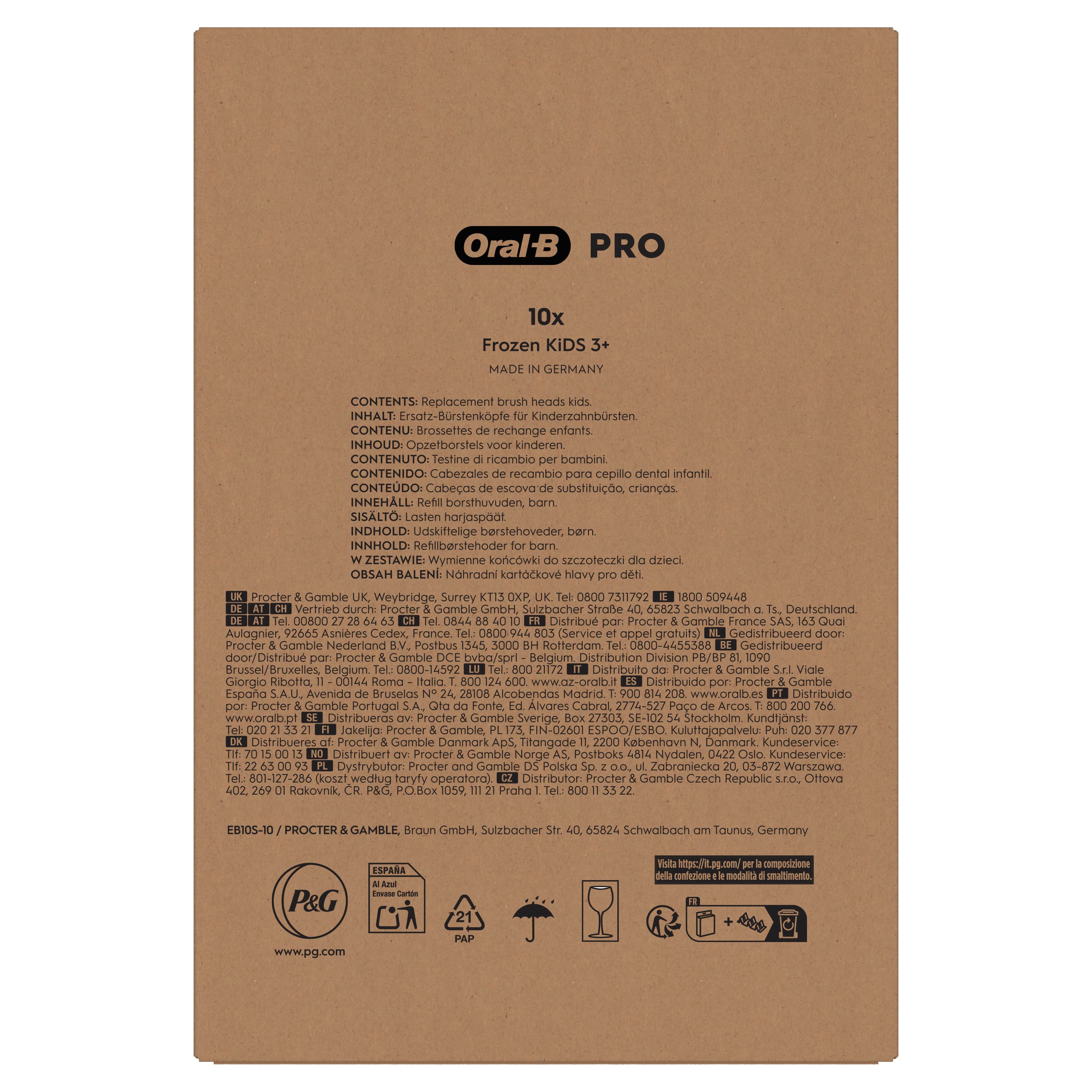 Oral-B Aufsteckbürsten Kids Frozen Megapack