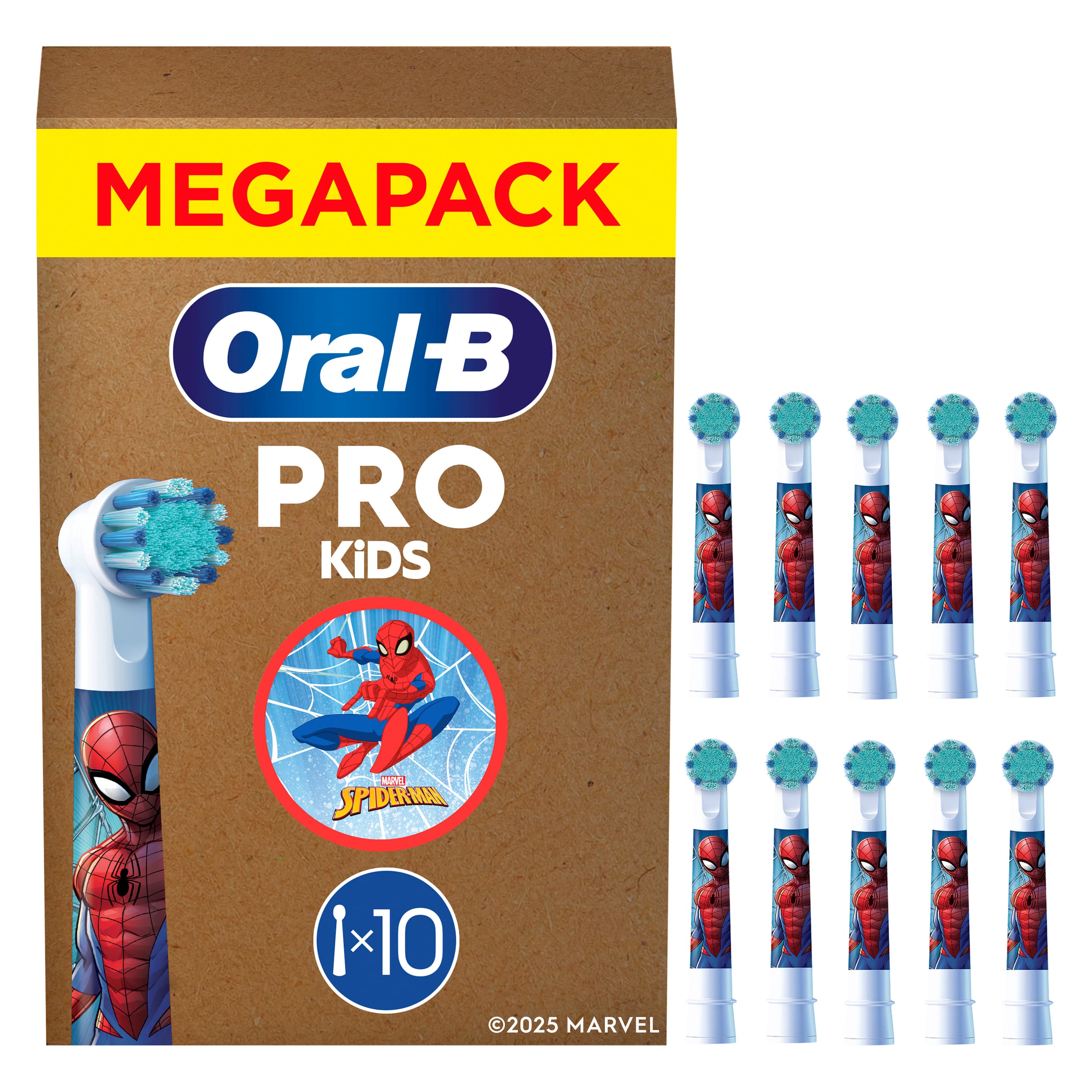 Oral-B Aufsteckbürsten Kids Spiderman Megapack