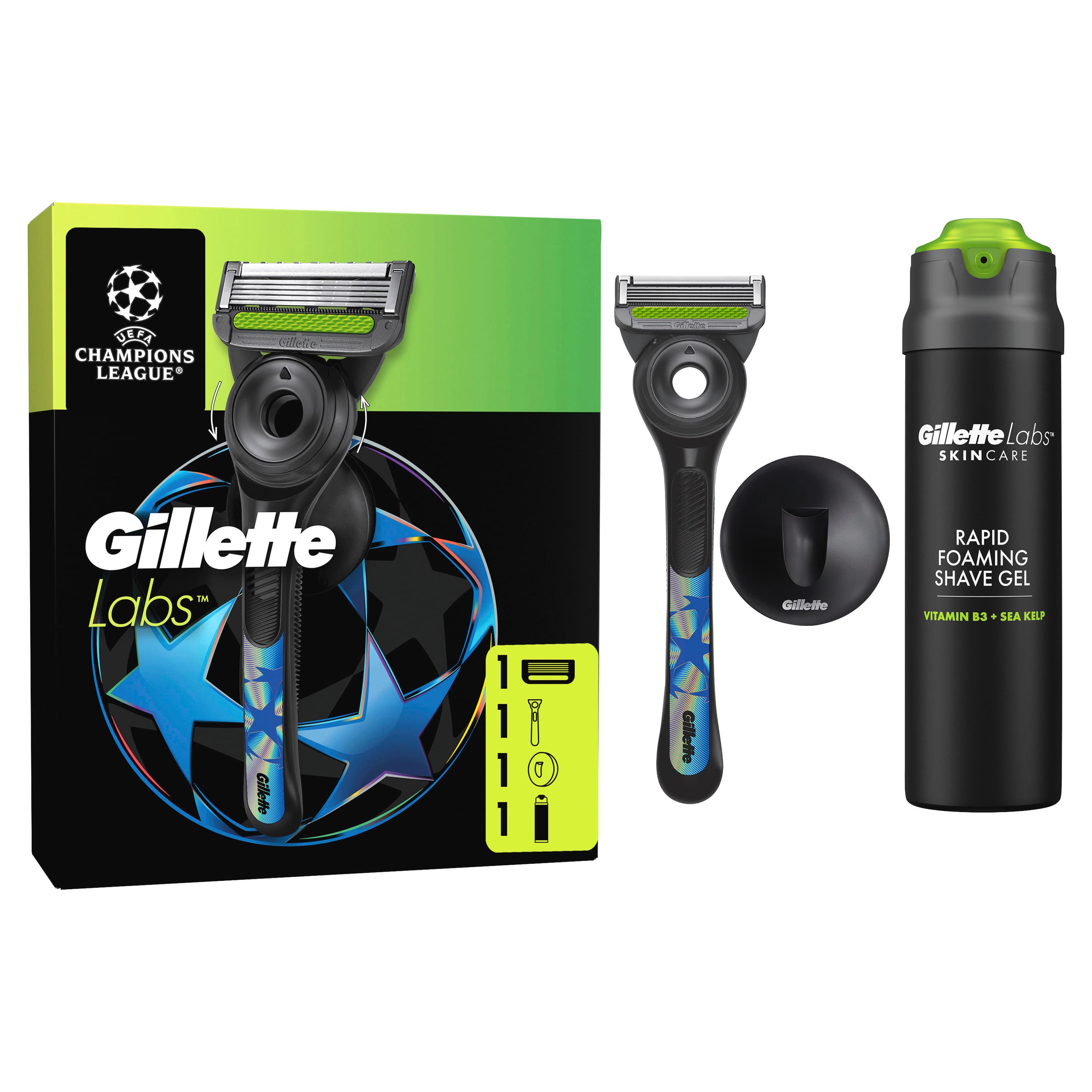 Gillette Labs Geschenkset "UEFA Champions League"