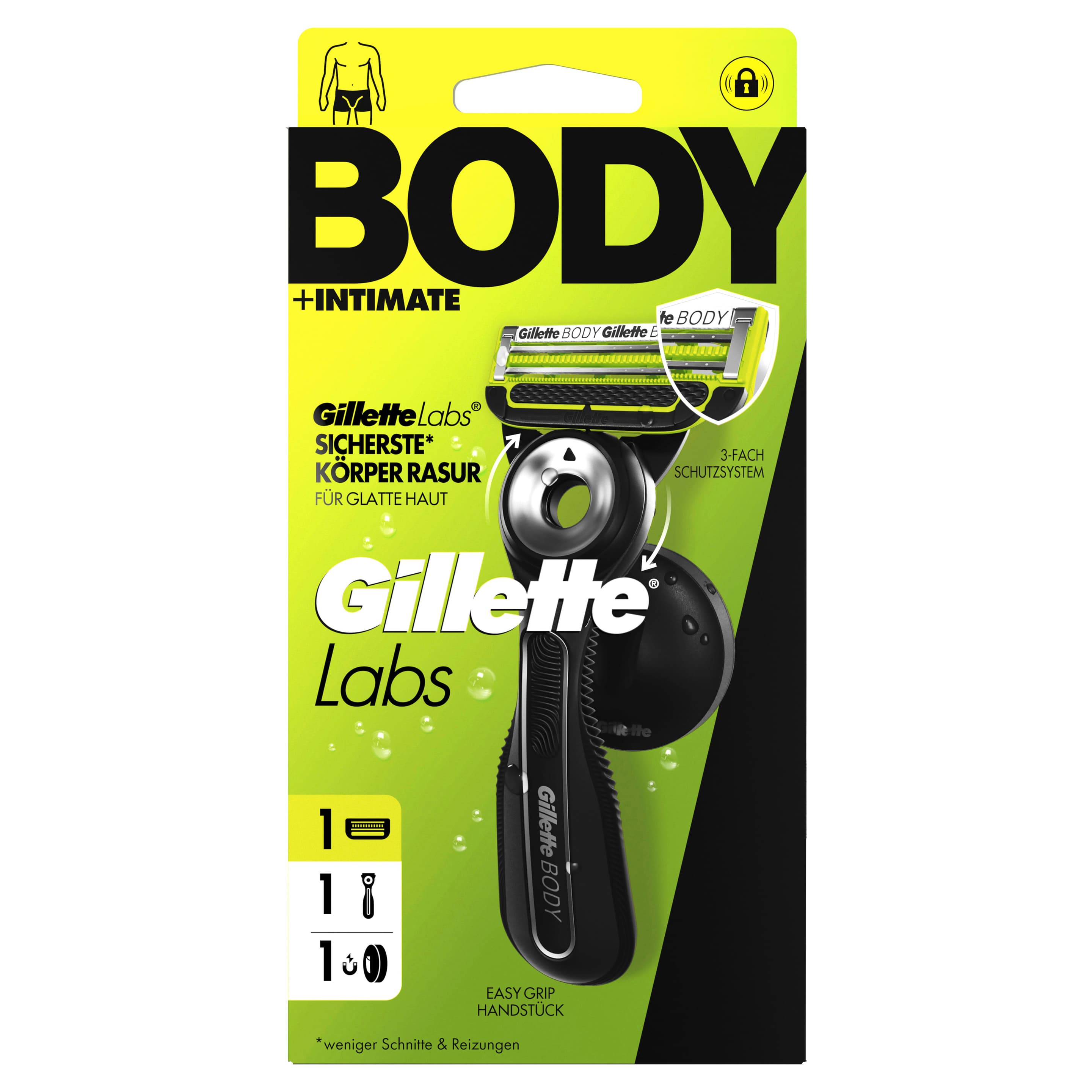 GilletteLabs Body + Intimate Rasierer