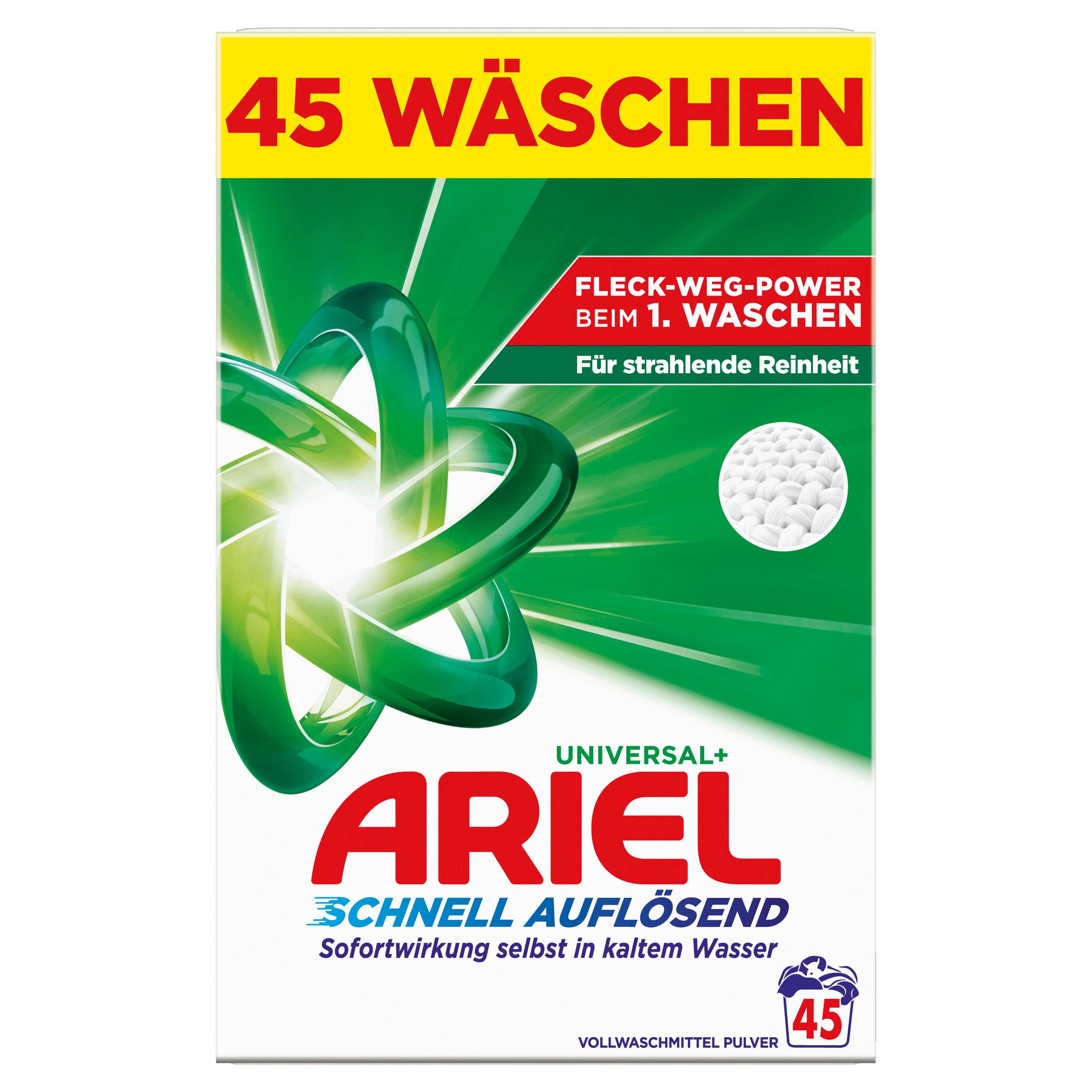 Ariel Vollwaschmittel Pulver Universal 45WL