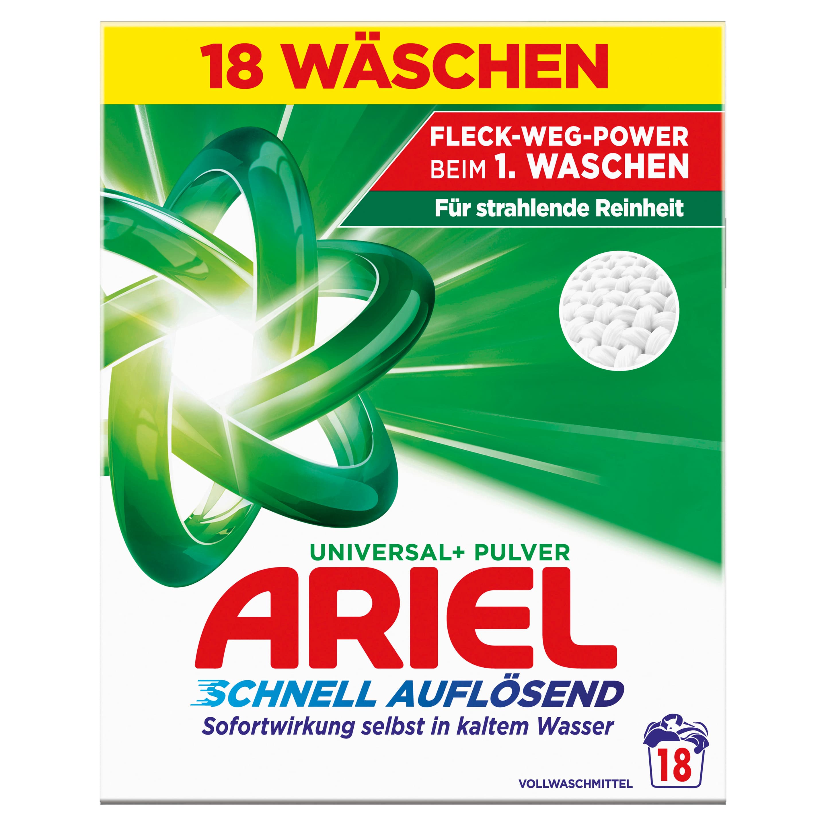 Ariel Vollwaschmittel Pulver Universal 18WL