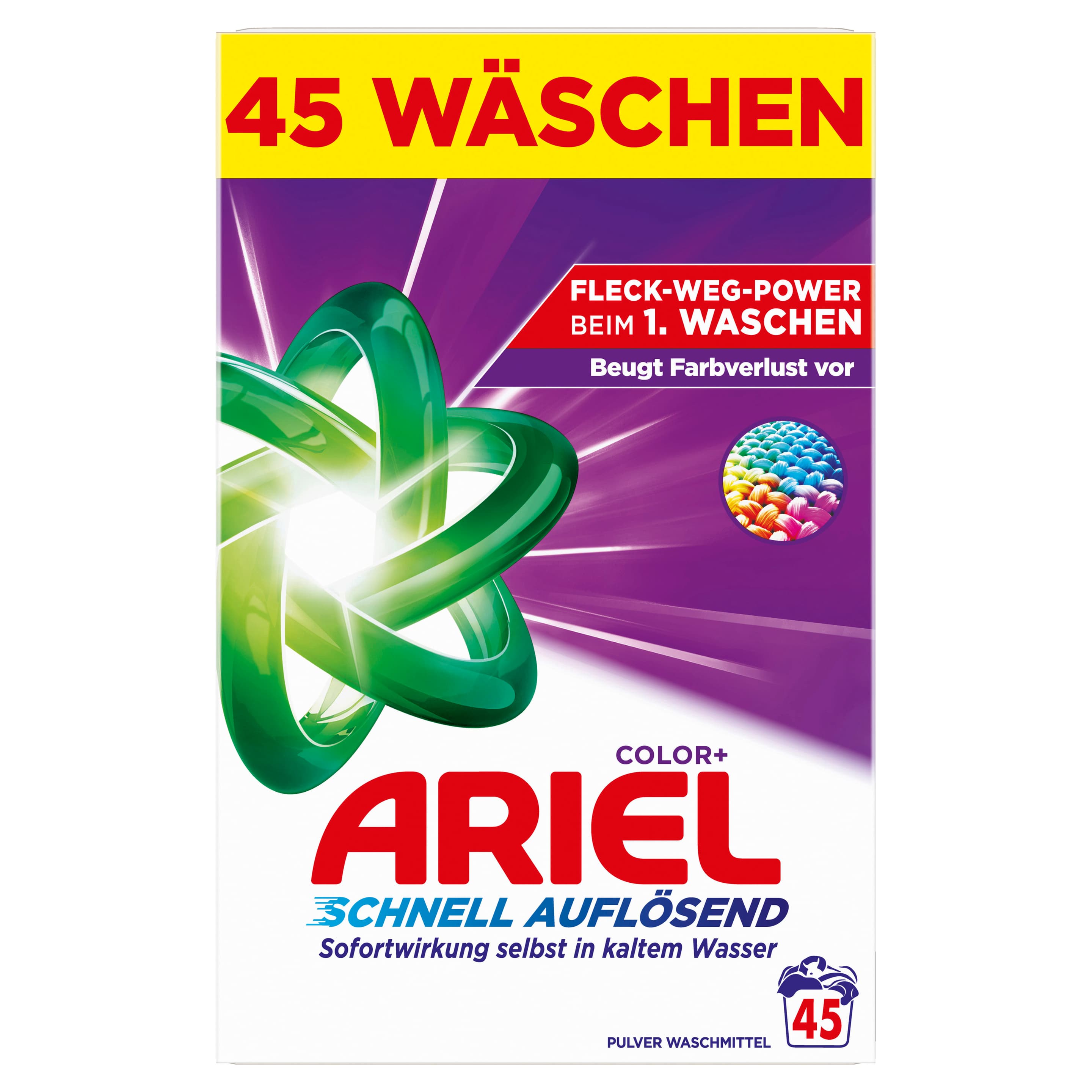 Ariel Colorwaschmittel Pulver 45WL