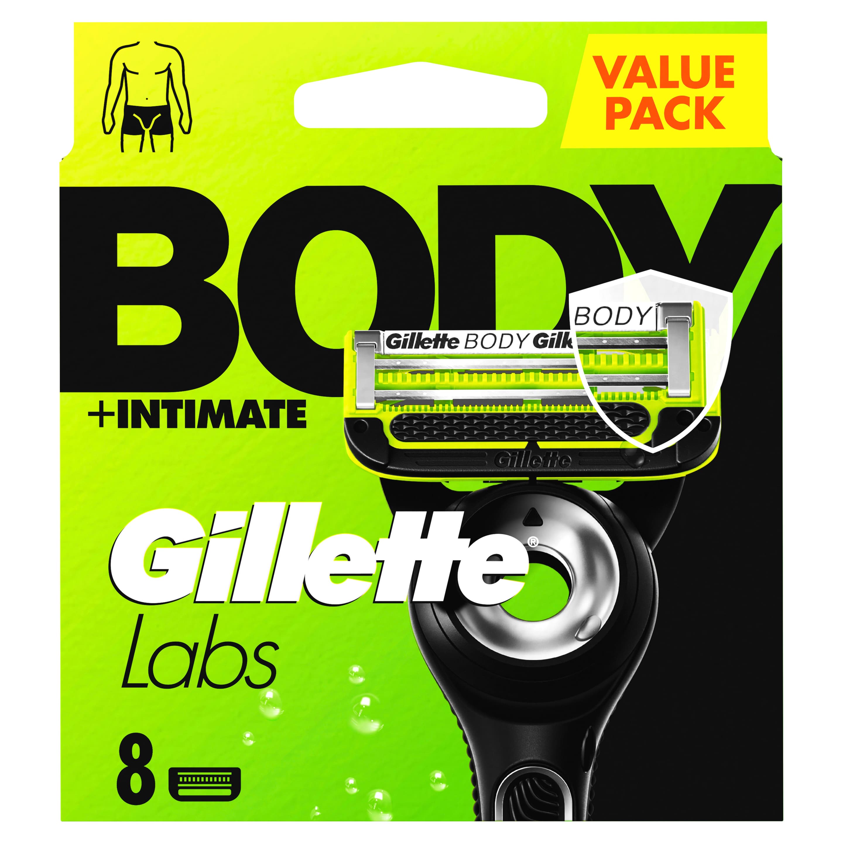 Gillette LABS Klingen Body + Intimate