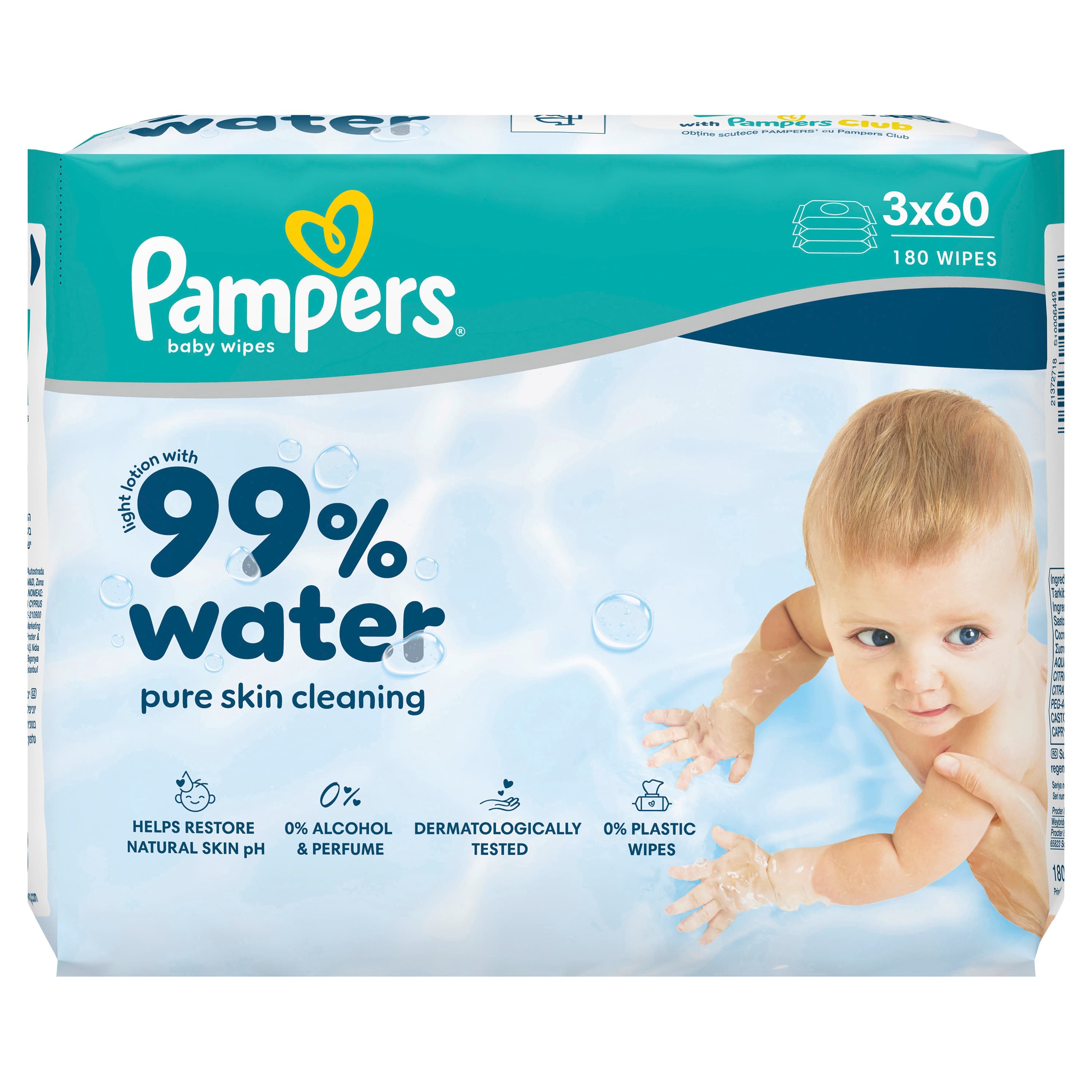 Pampers 99% Water Feuchttücher