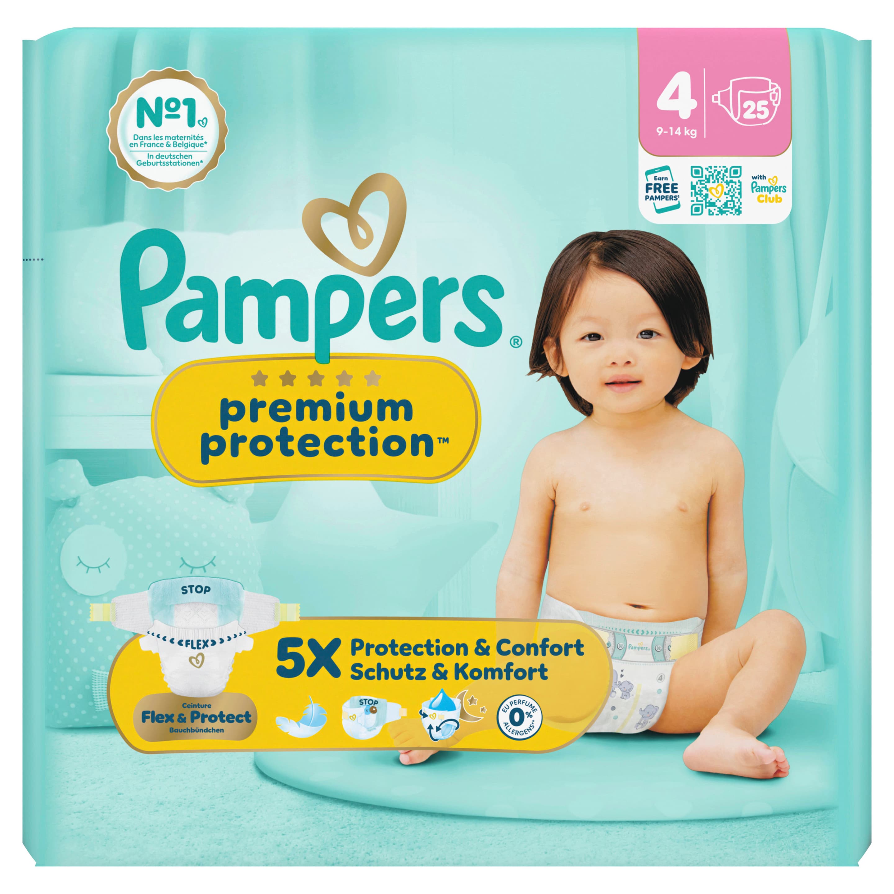 Pampers Premium Protection Windeln Gr.4 Maxi 9-14kg