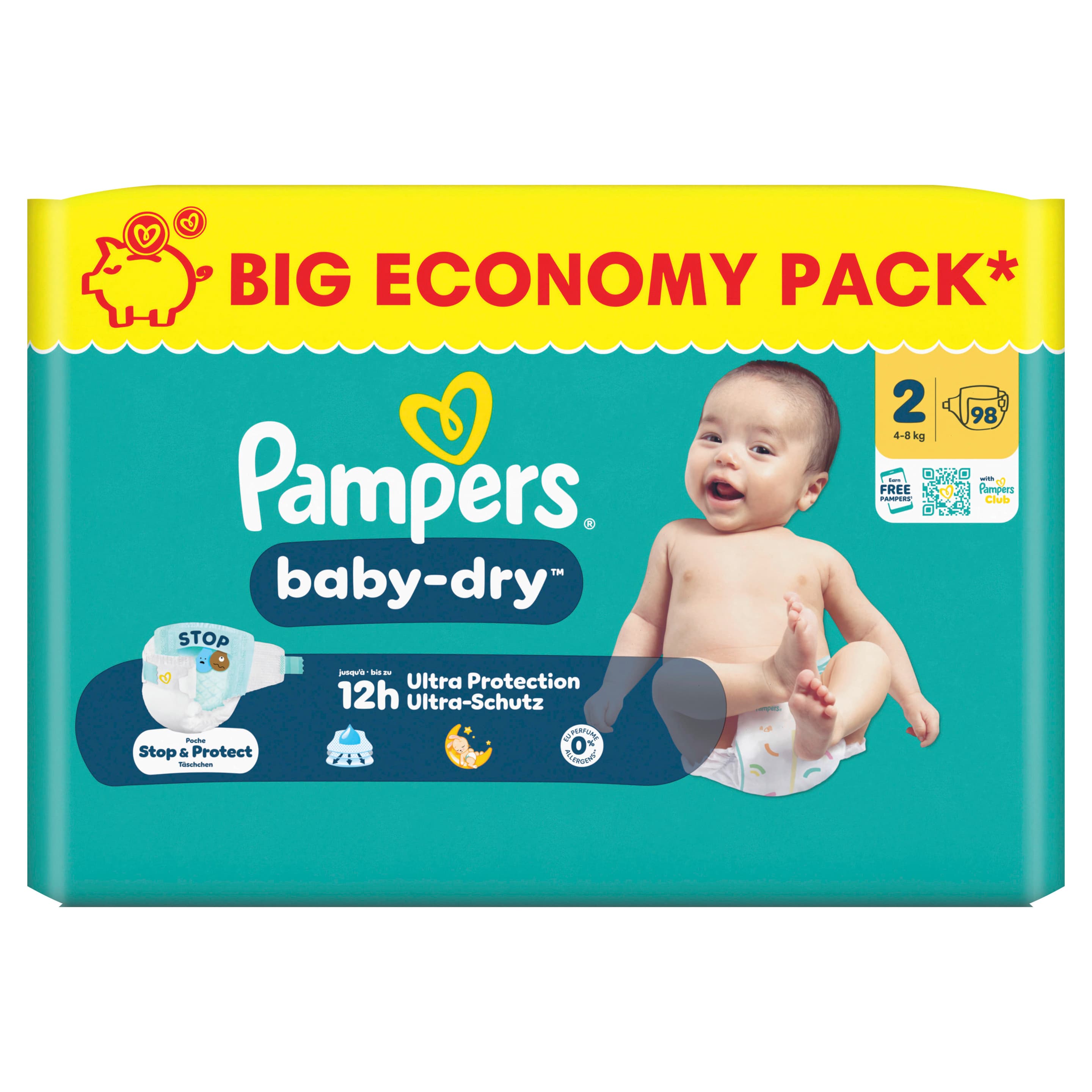 Pampers Baby-Dry Windeln Gr. 2