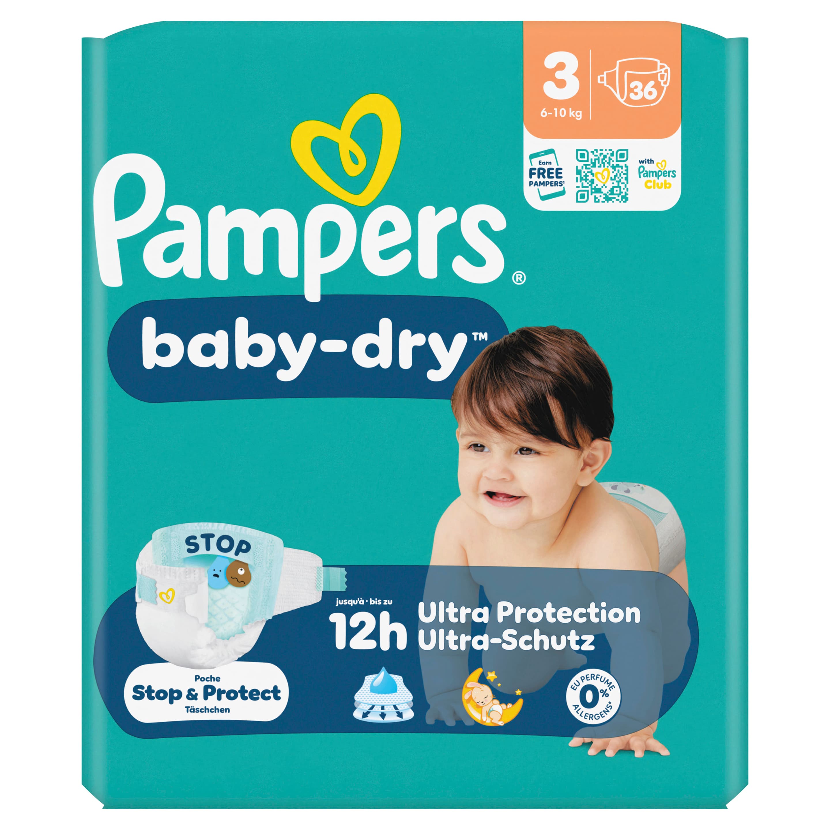 Pampers Baby-Dry Windeln Gr. 3