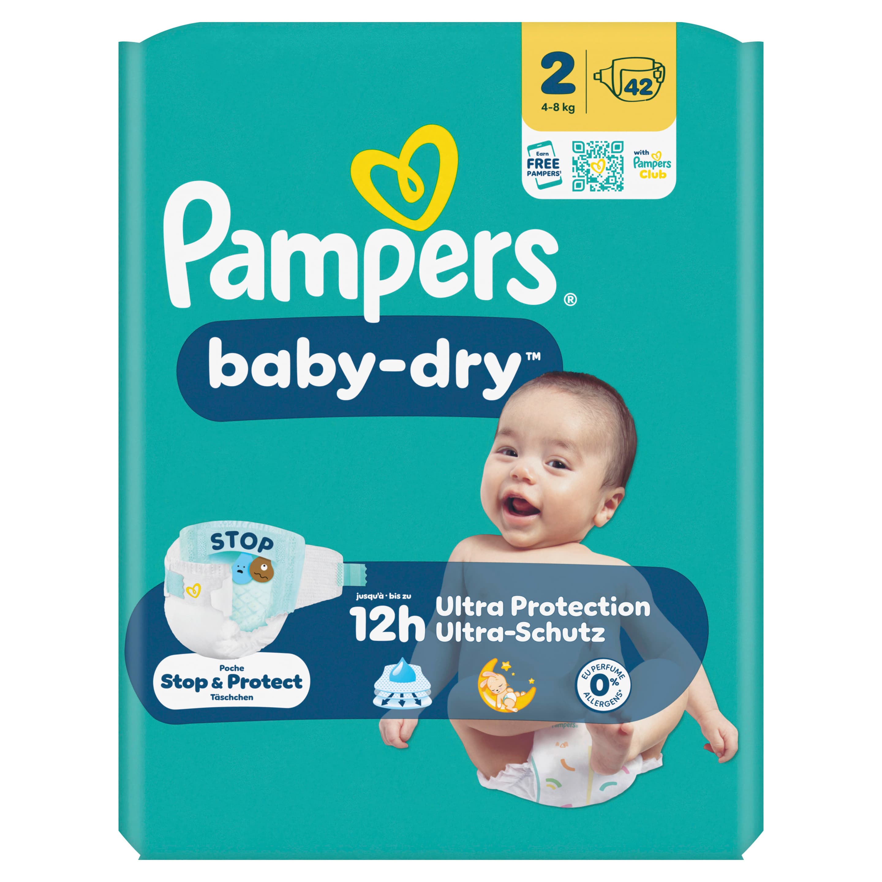 Pampers Baby-Dry Windeln Gr. 2