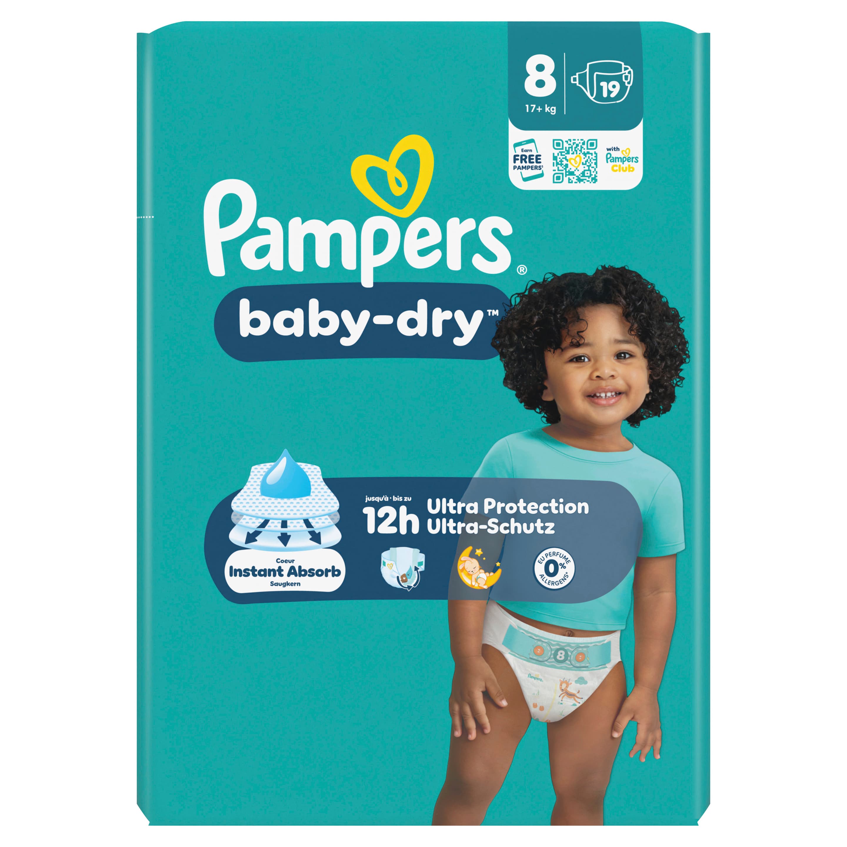 Pampers Baby Dry Windeln Gr.8 Extra Large 17+kg
