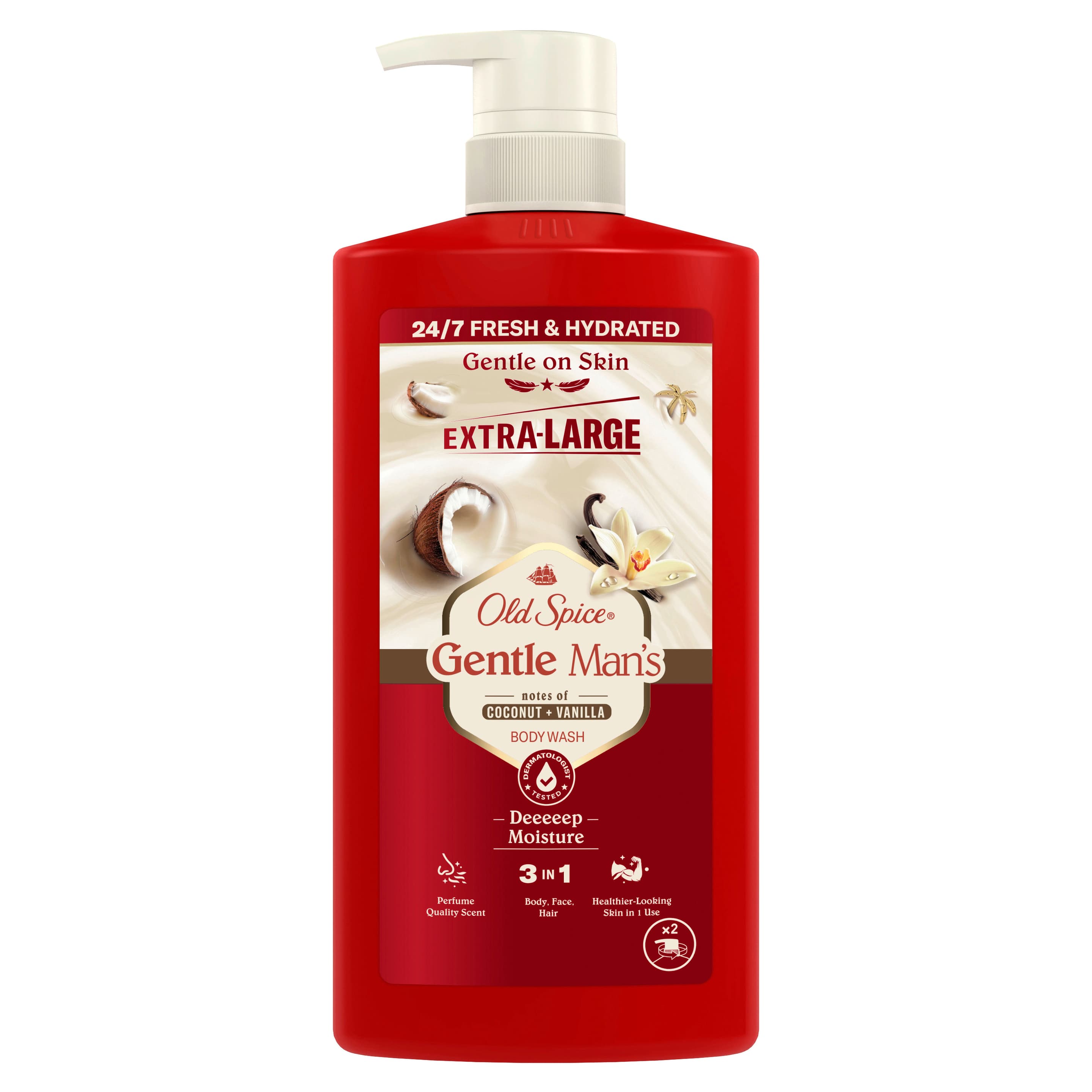 Old Spice Gentle Man’s Duschgel Coconut & Vanilla XL