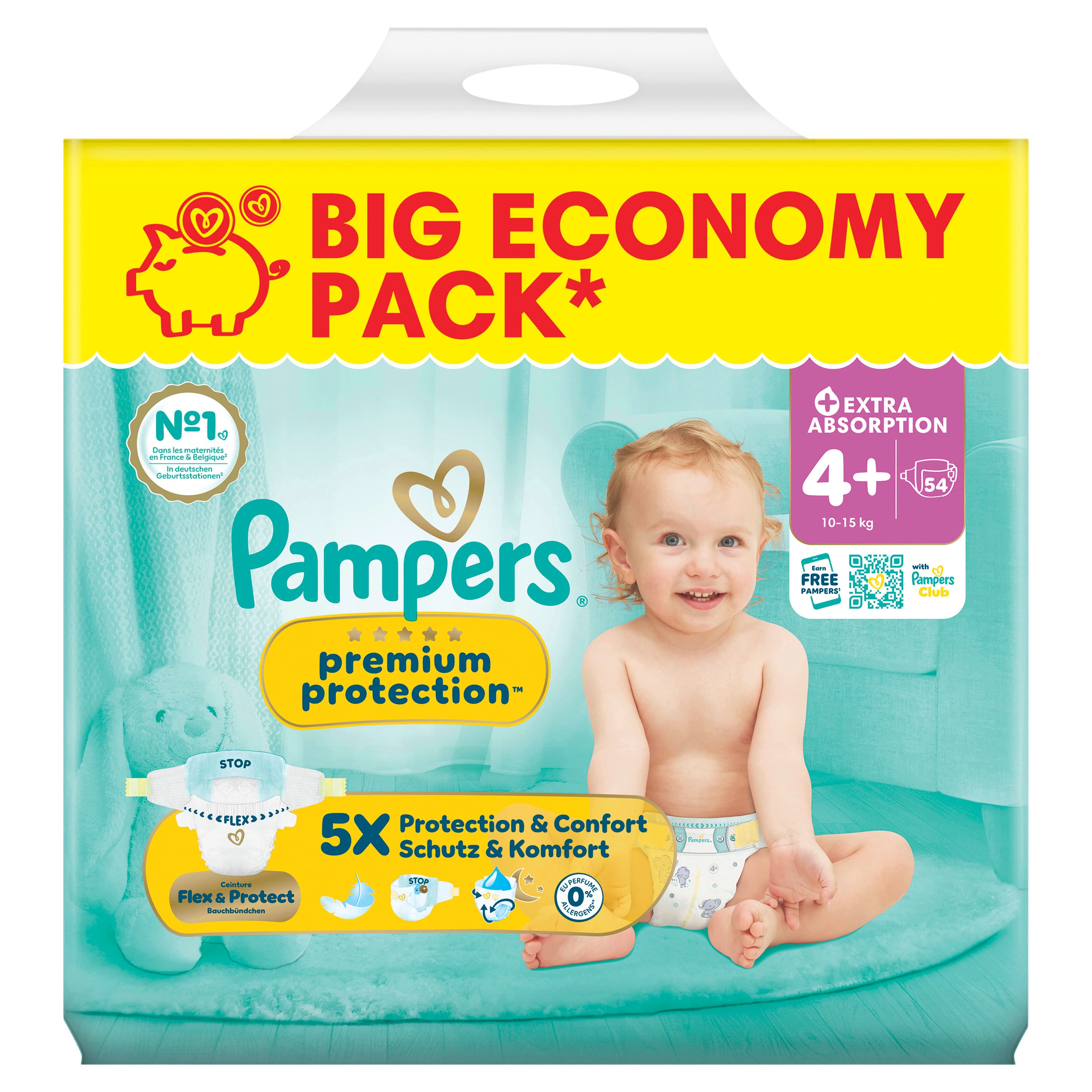 Pampers Premium Protection Windeln Gr. 4+