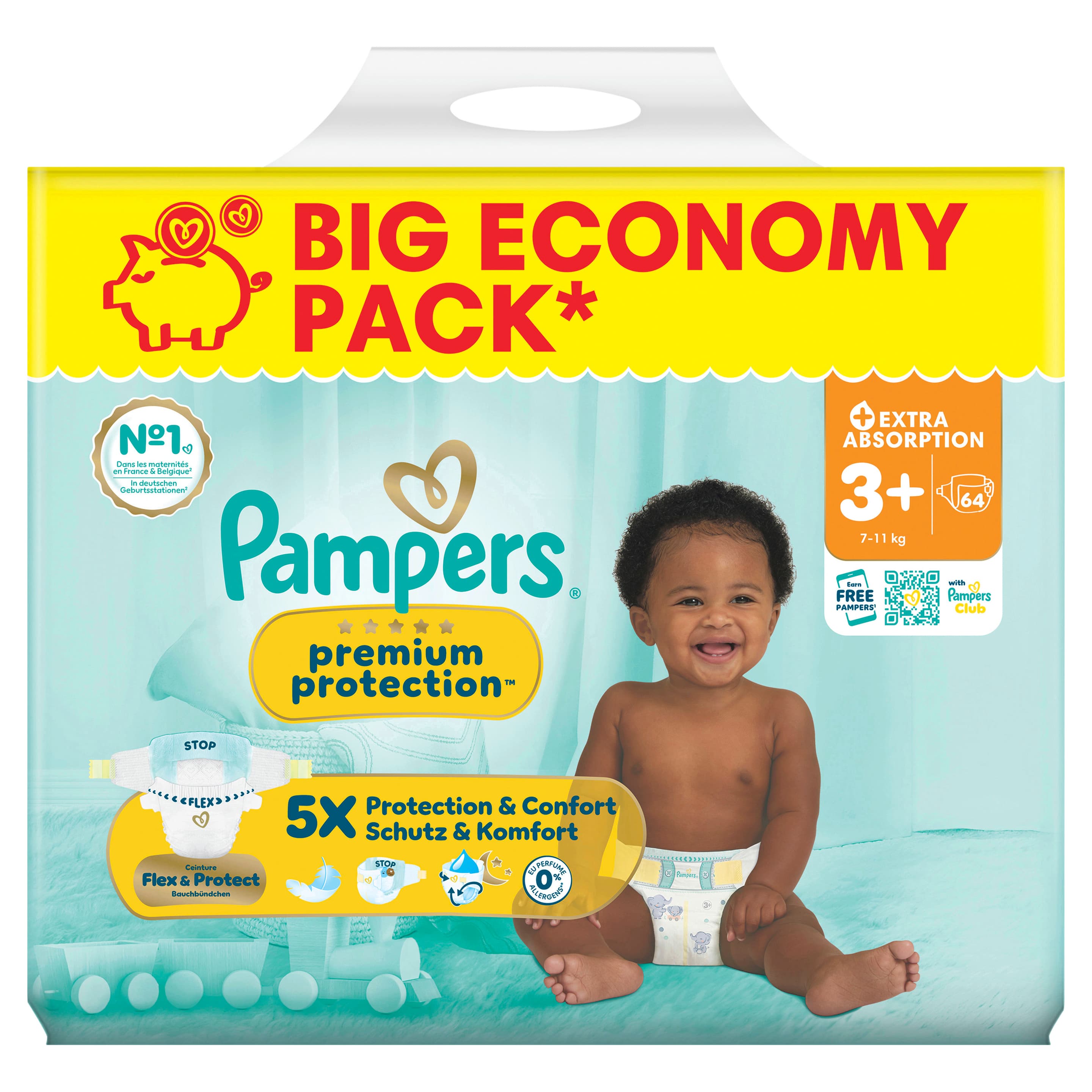 Pampers Premium Protection Windeln Gr. 3+