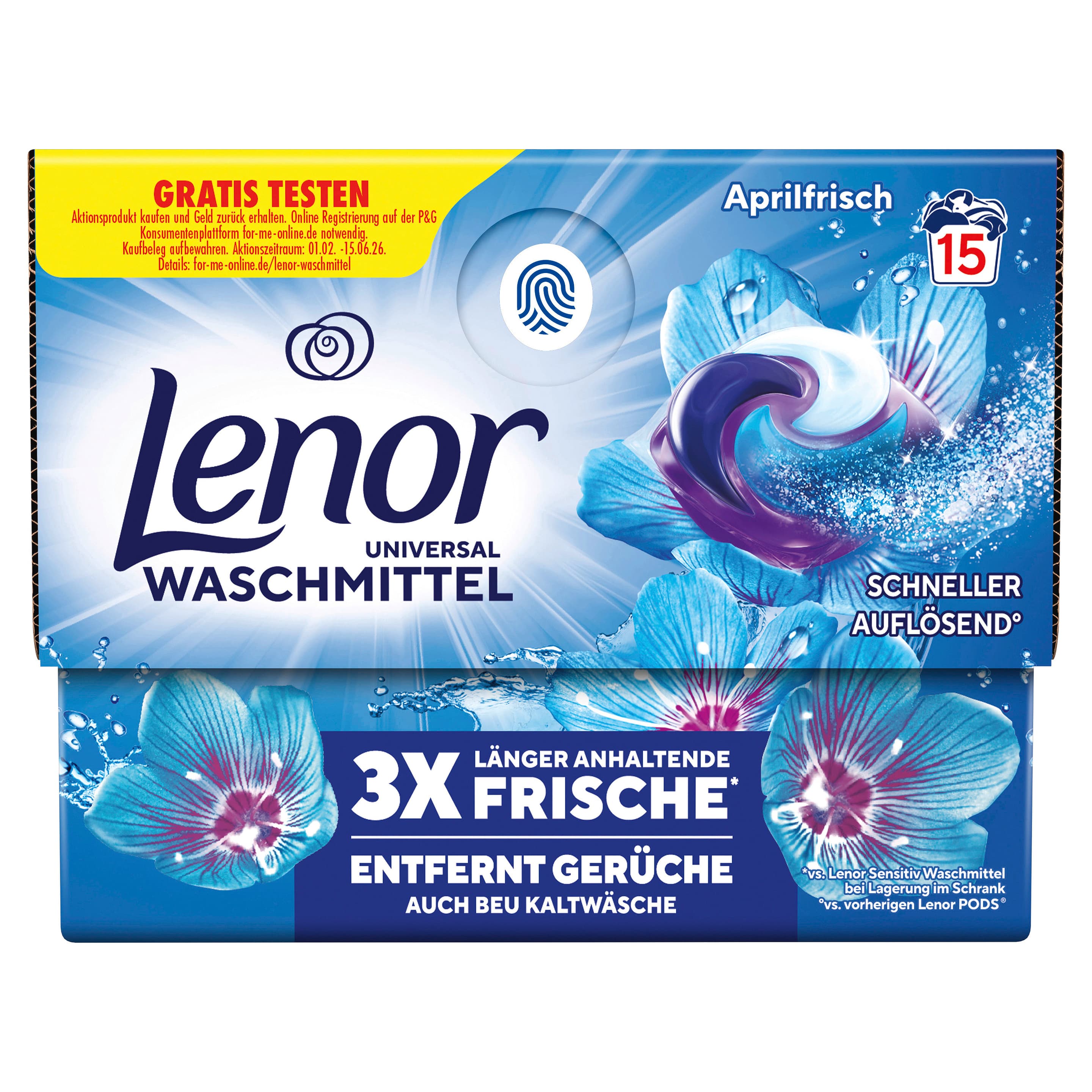 Lenor Aprilfrisch Universal Waschmittel PODS®