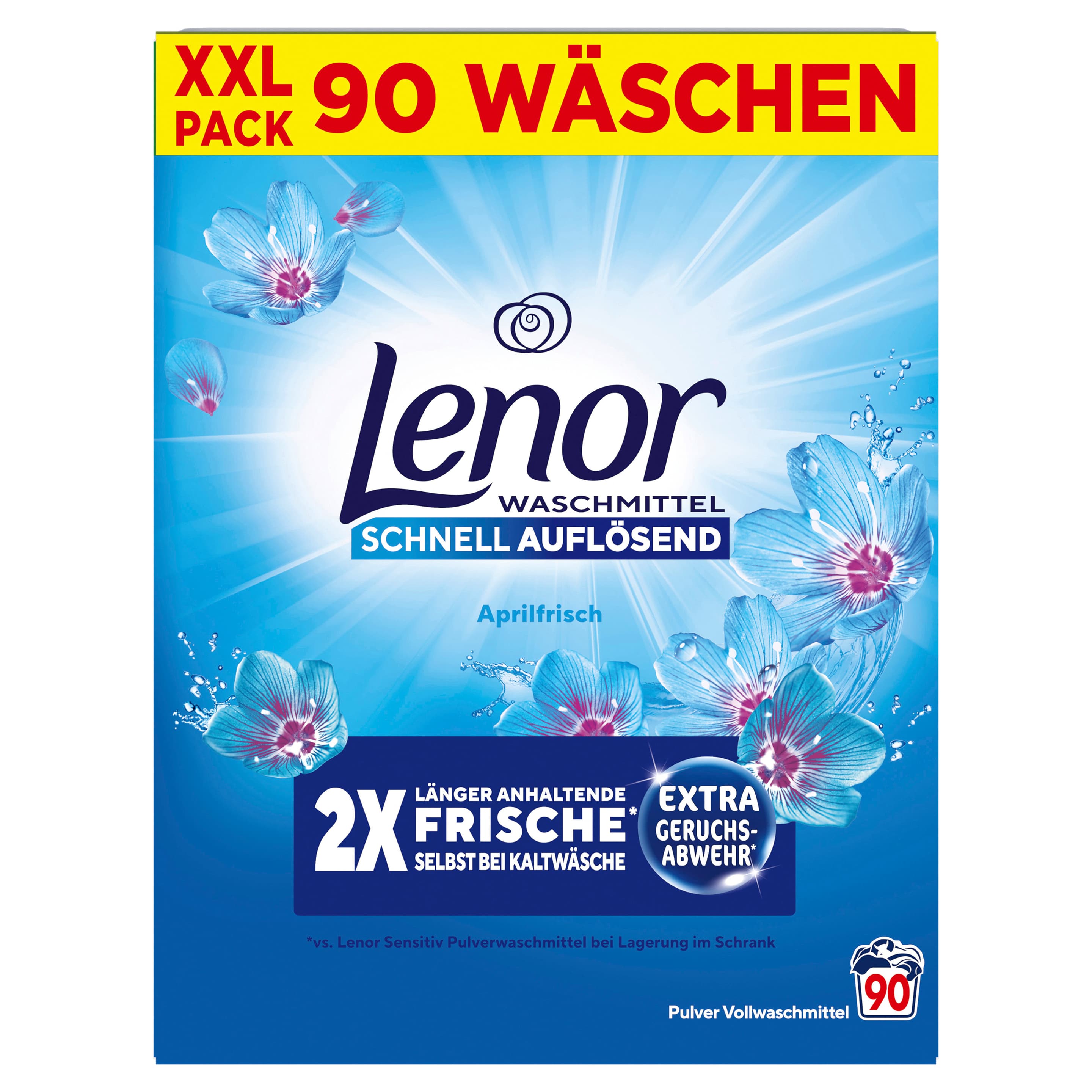 LENOR Aprilfrisch schnell auflösende Pulverwaschmittel