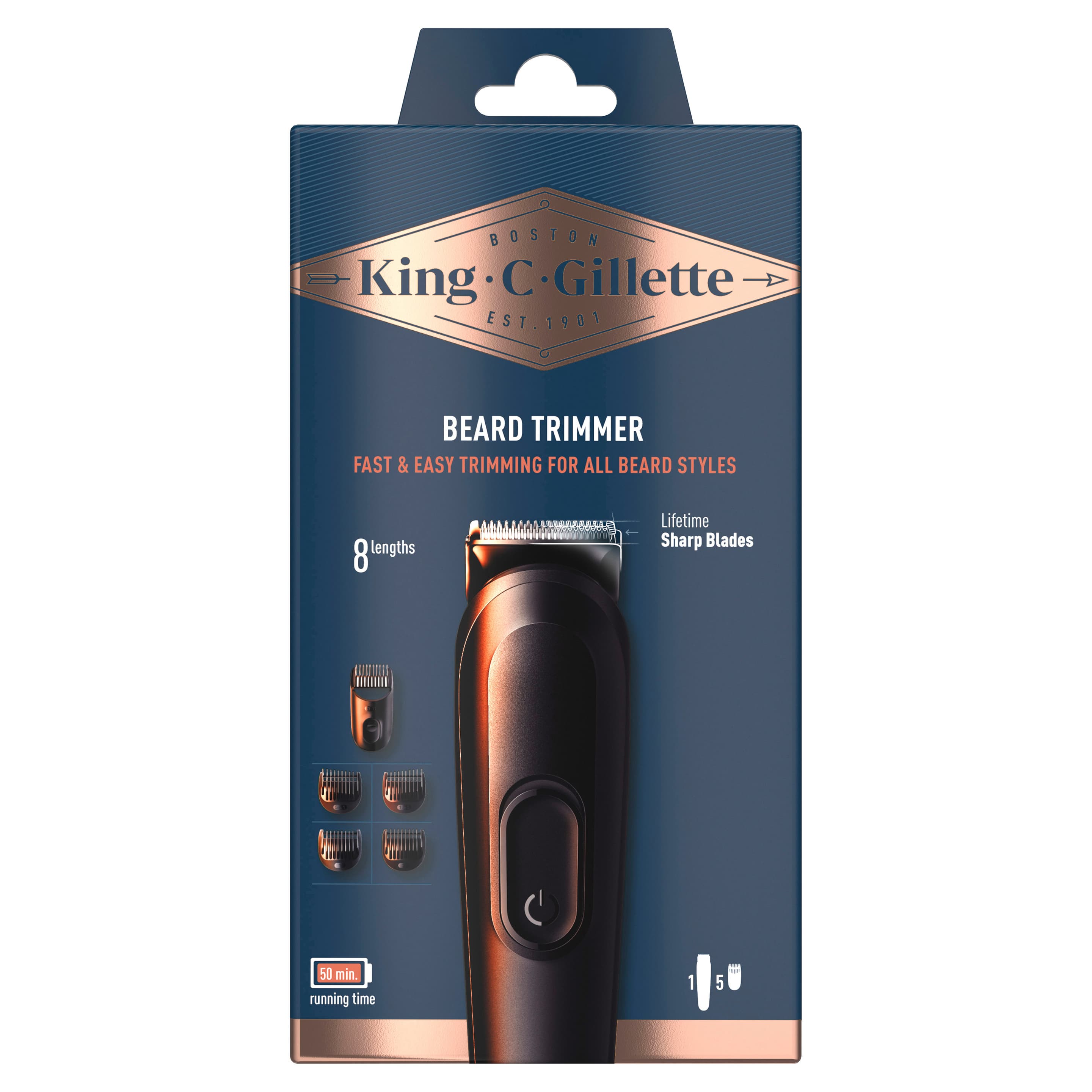 King C. Gillette Elektrischer Barttrimmer