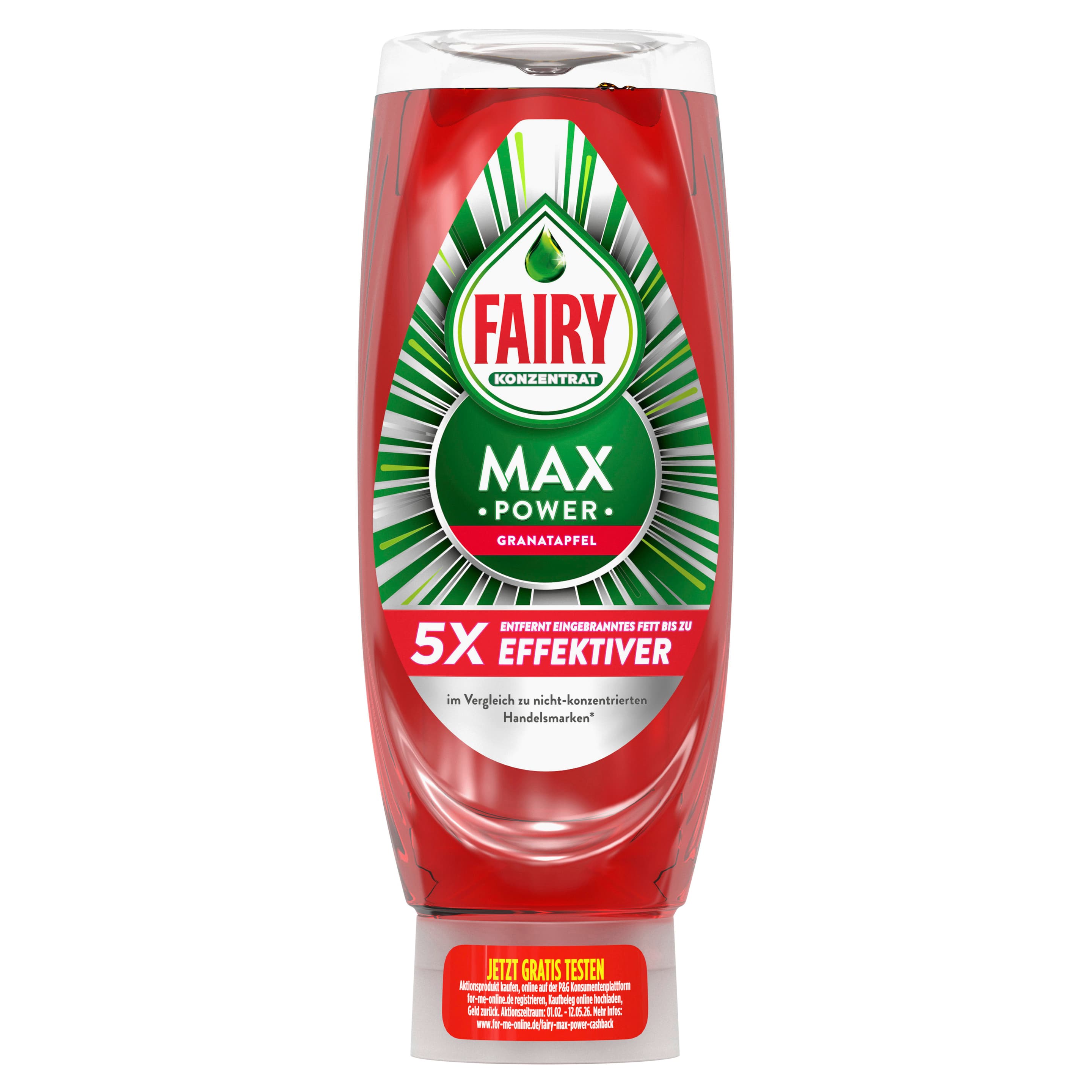 Fairy Handspülmittel Konzentrat Max Power Granatapfel