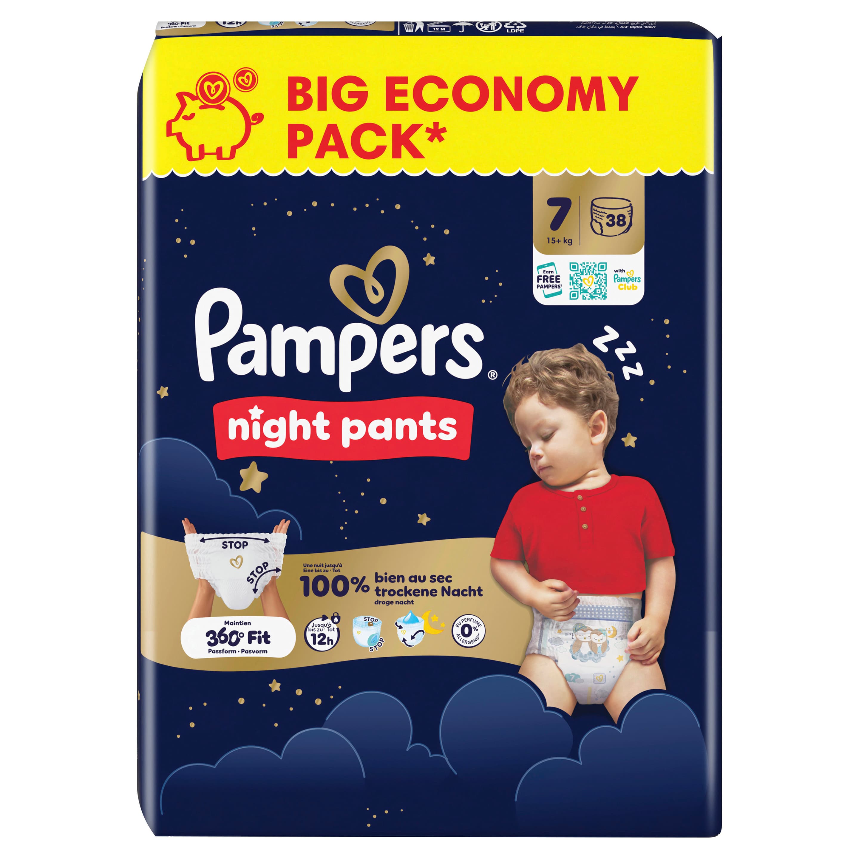 Pampers Night Pants Gr.7