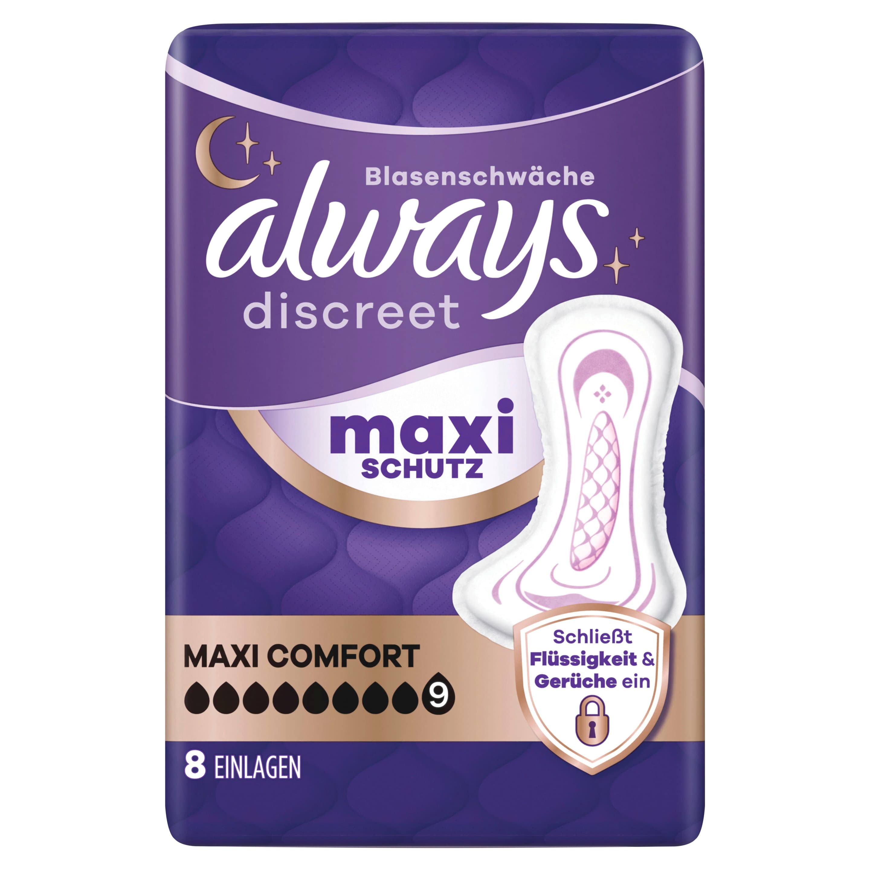 Always Discreet Inkontinenz Maxi Schutz Maxi Comfort